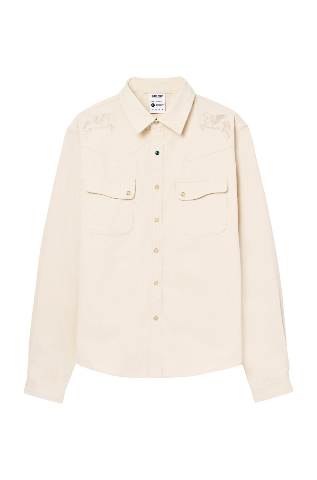 Pegasus Drifter Button Up - Dust White