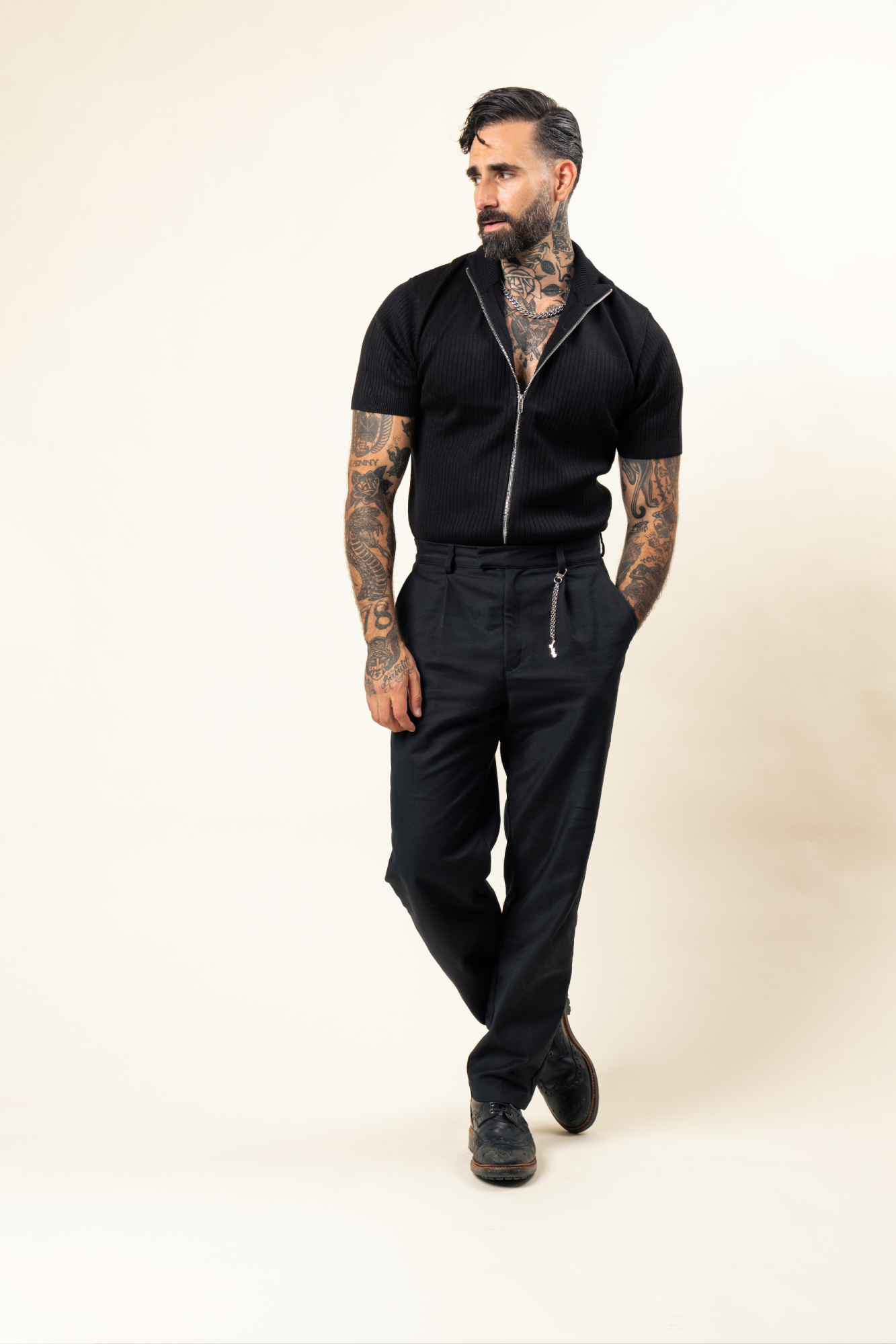 Last Call Full Zip - Black Out