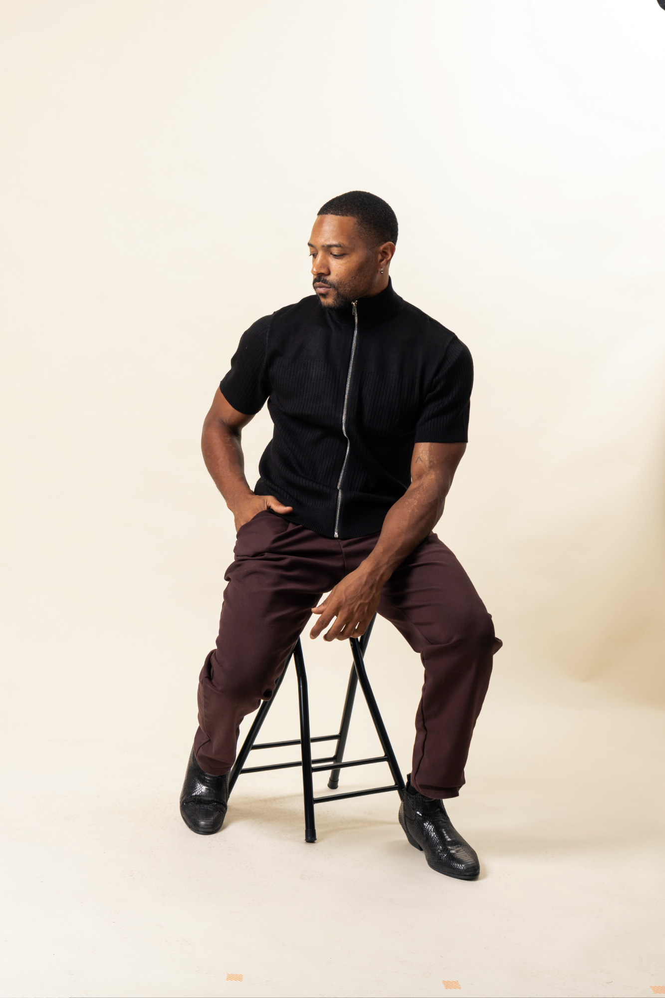 Last Call Full Zip - Black Out