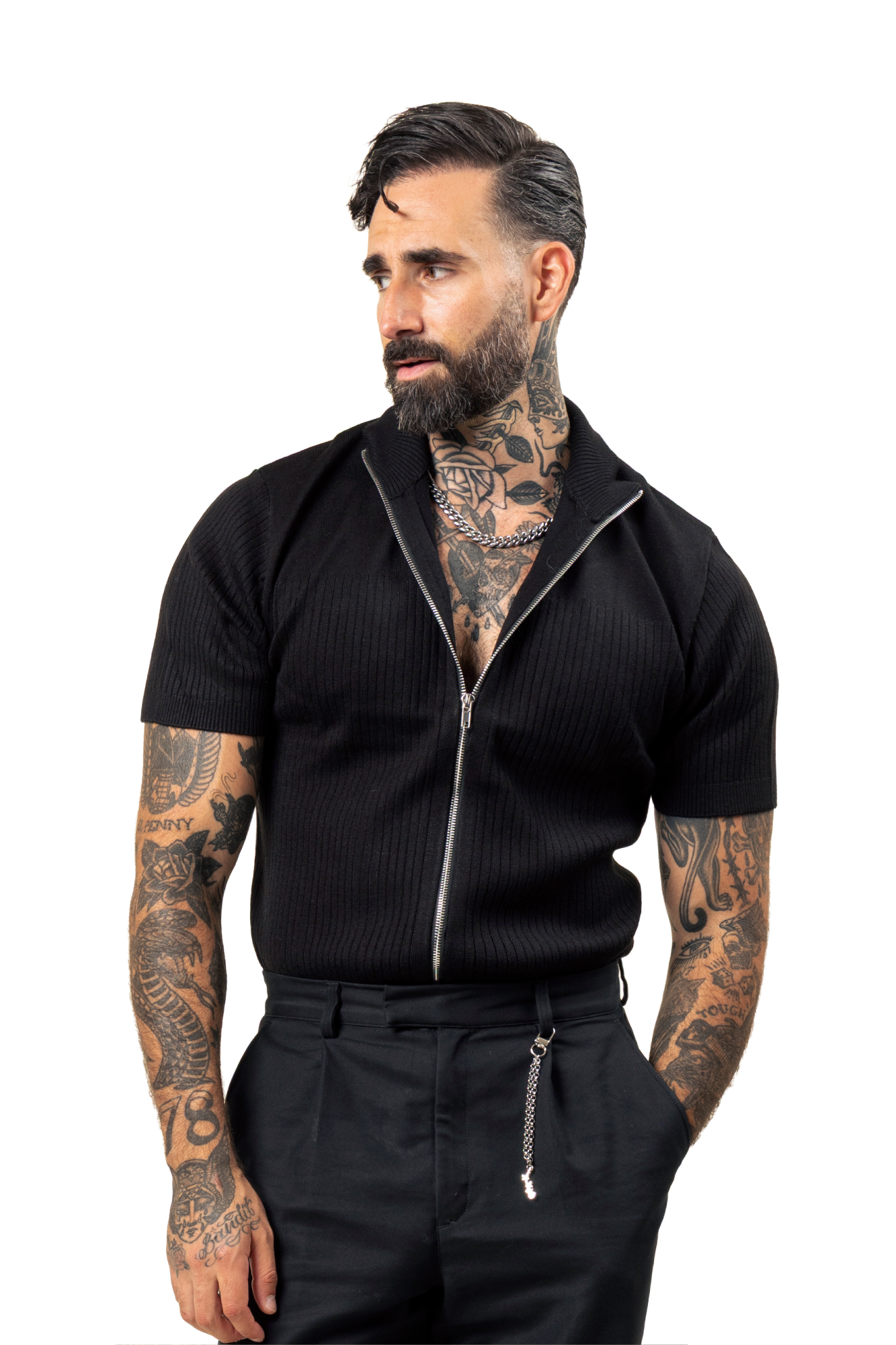 Last Call Full Zip - Black Out