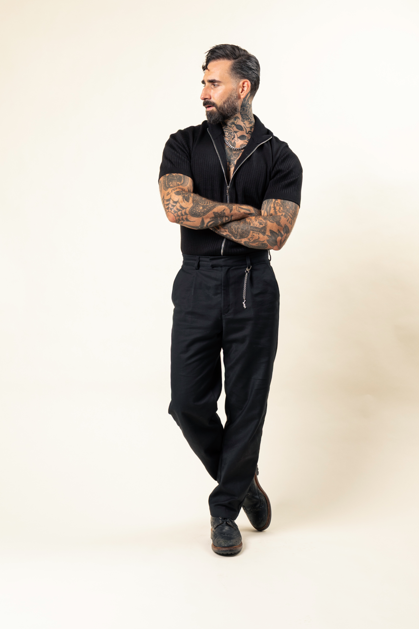 Last Call Full Zip - Black Out