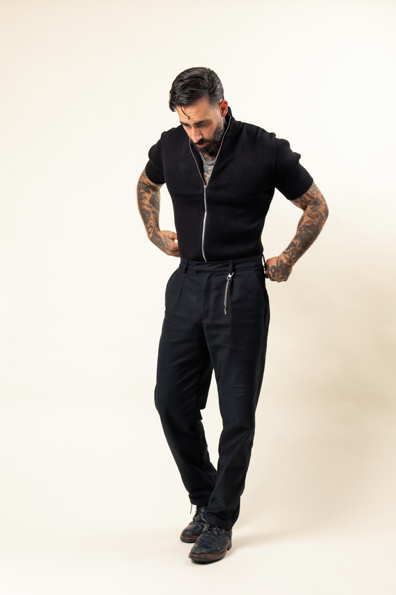 Last Call Full Zip - Black Out