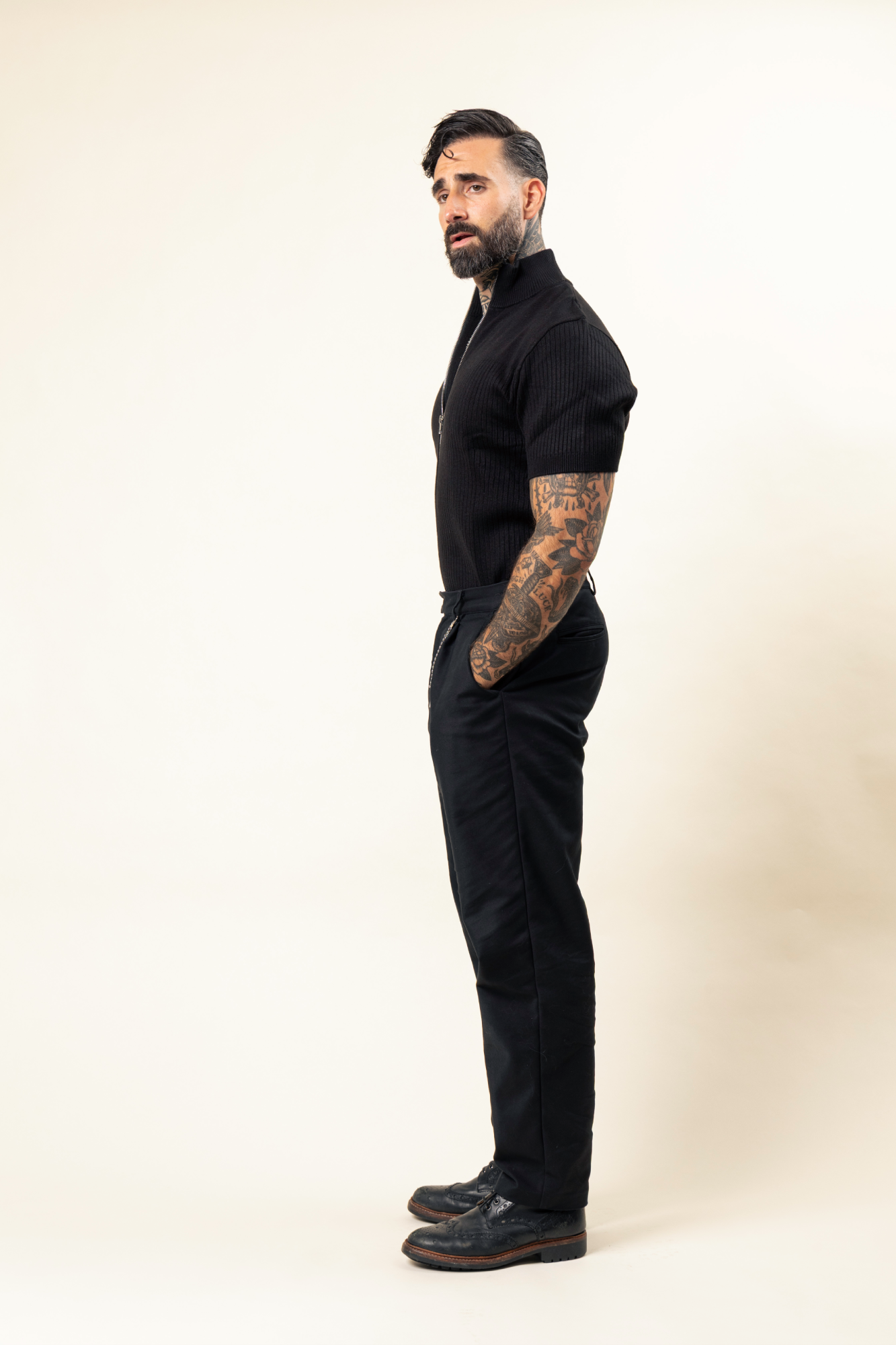 Last Call Full Zip - Black Out