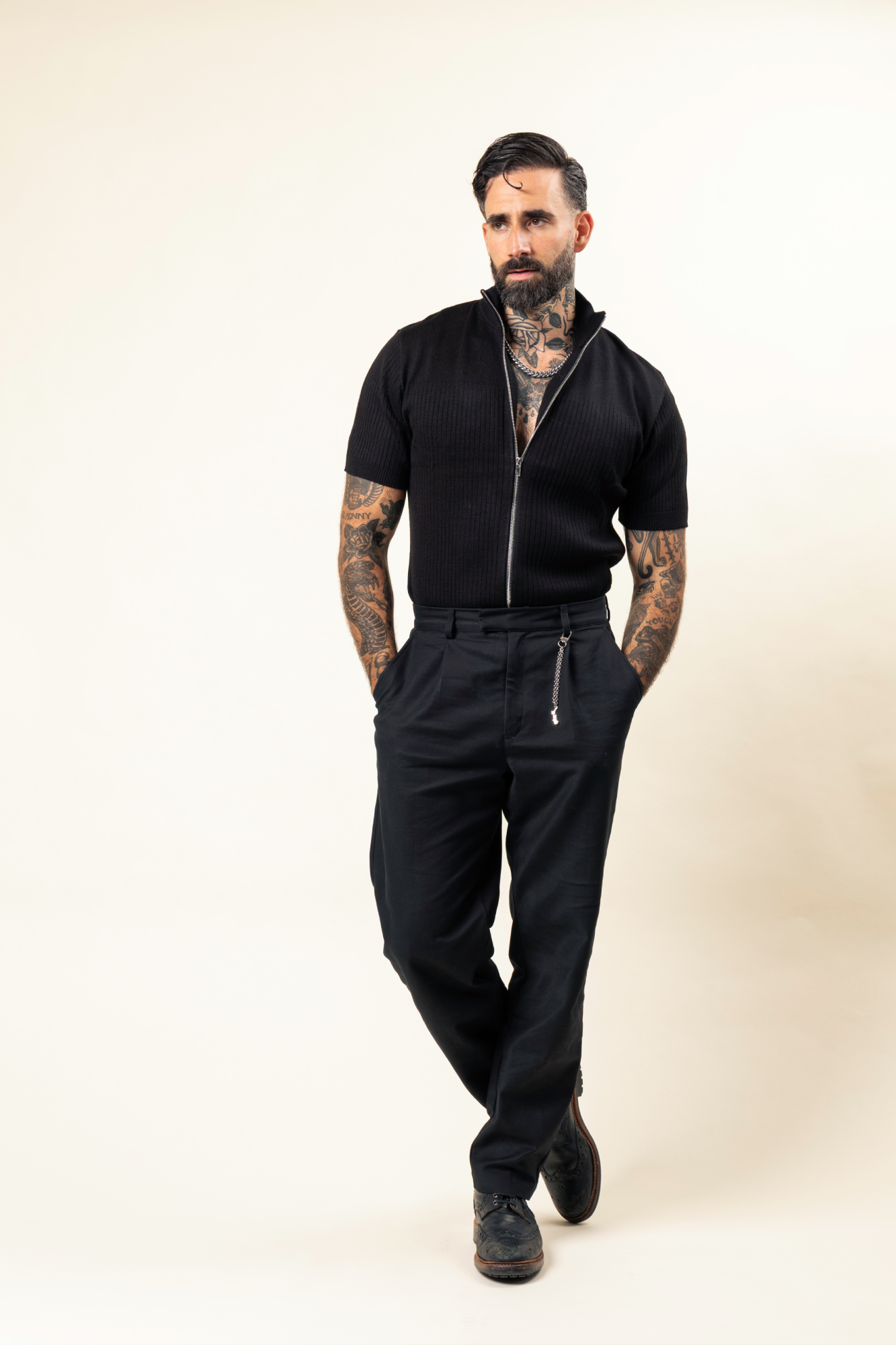 Last Call Full Zip - Black Out