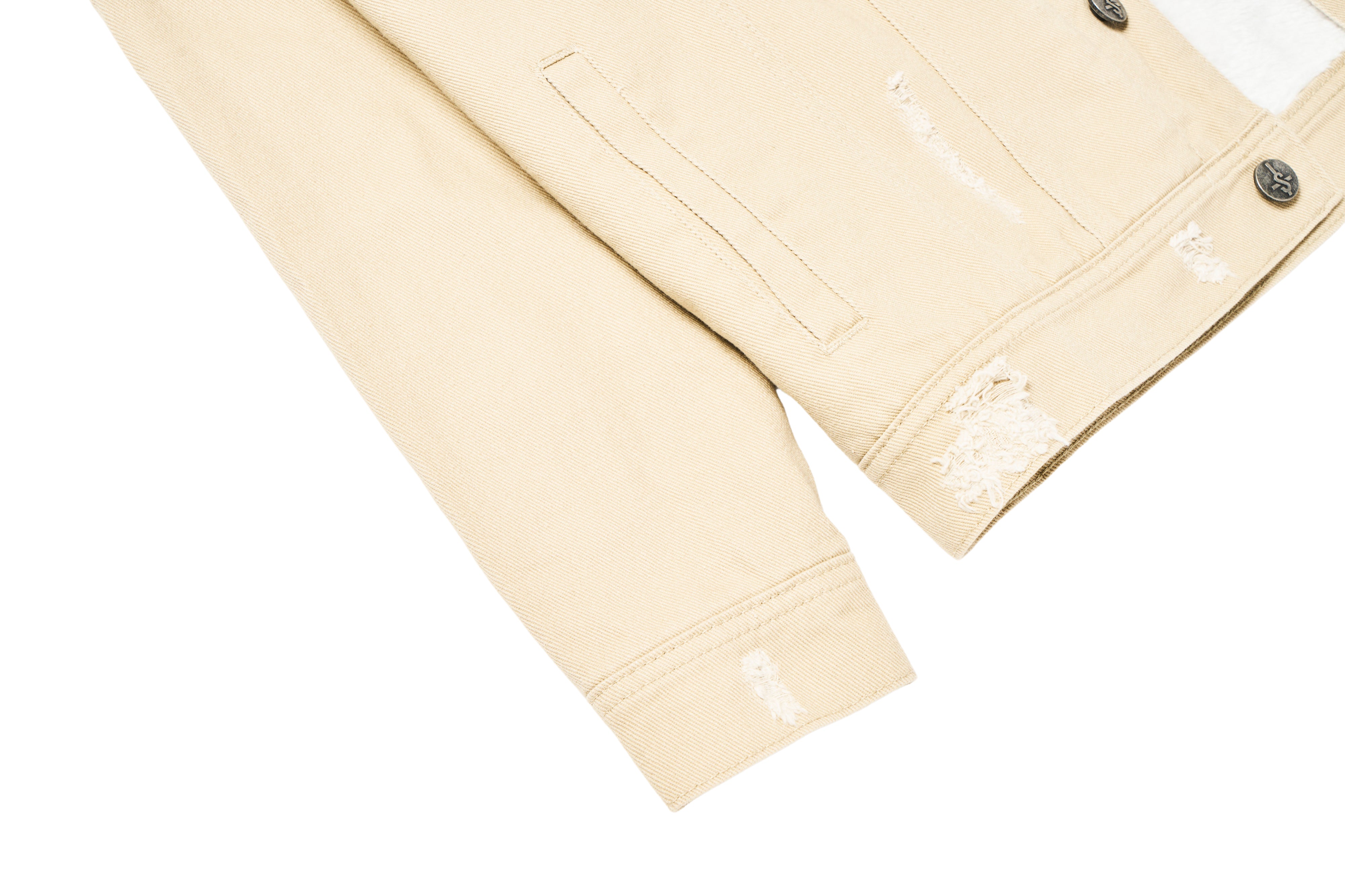 Heat Seeker Denim Fur Jacket - Tan