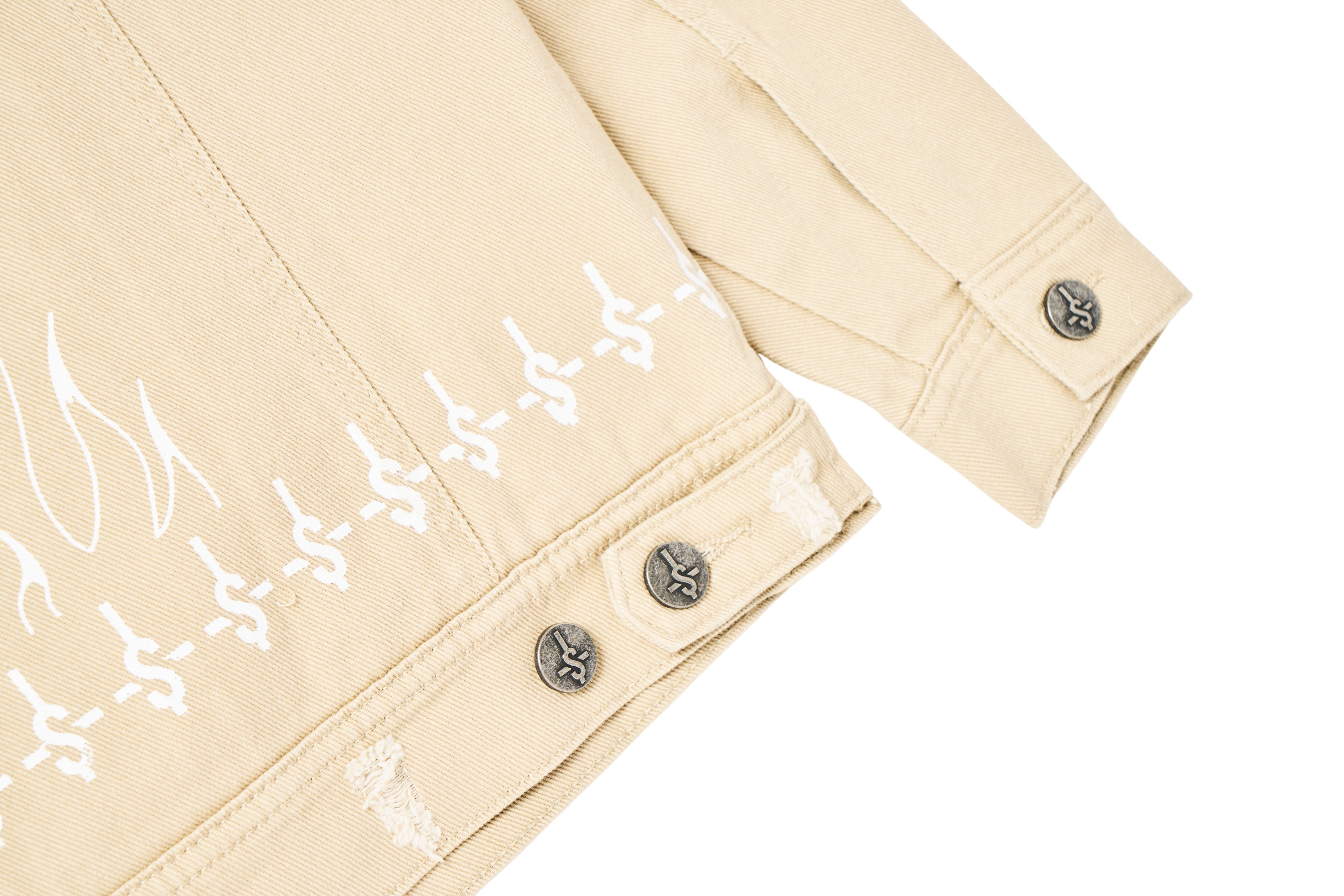 Heat Seeker Denim Fur Jacket - Tan