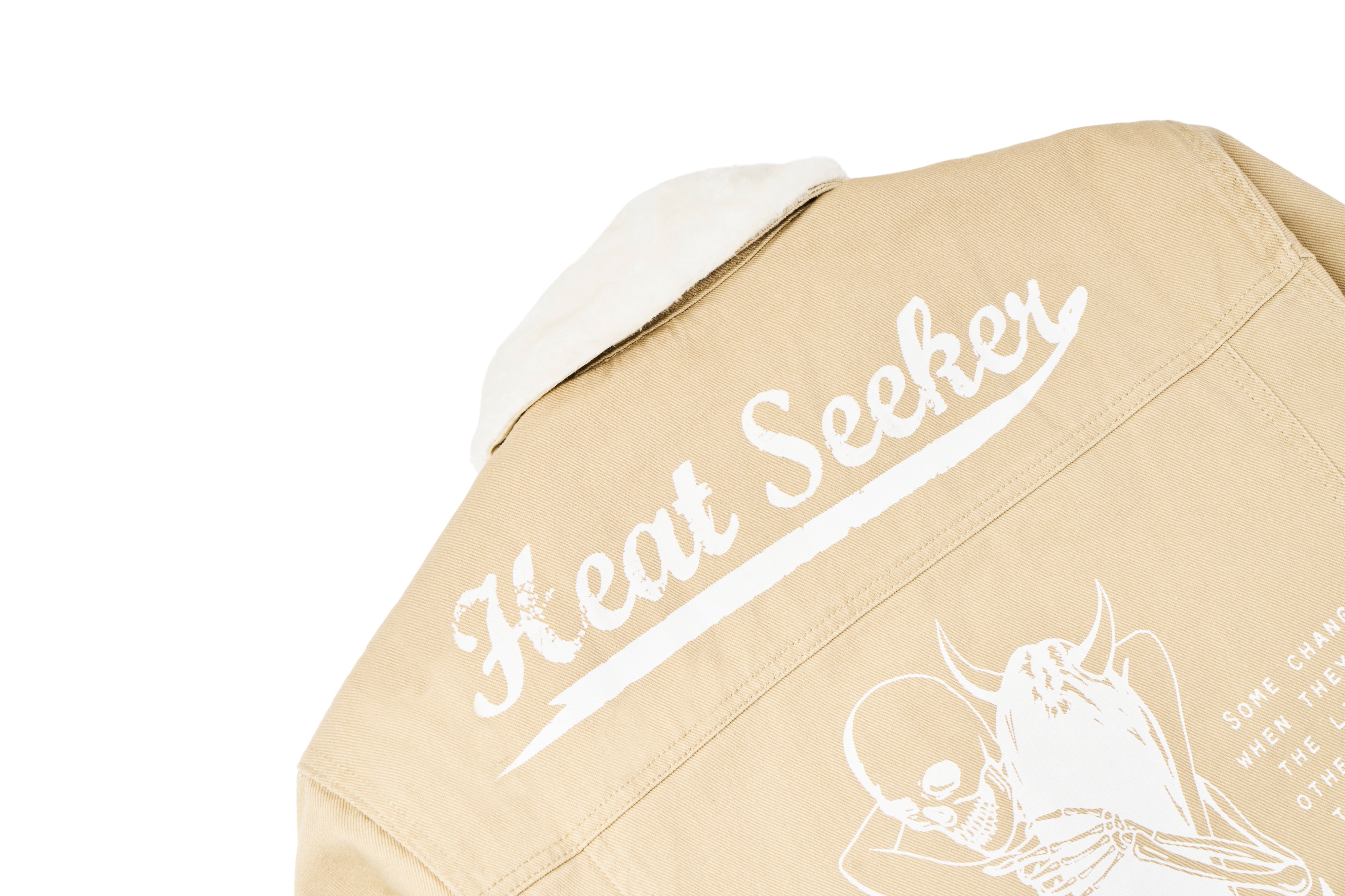 Heat Seeker Denim Fur Jacket - Tan