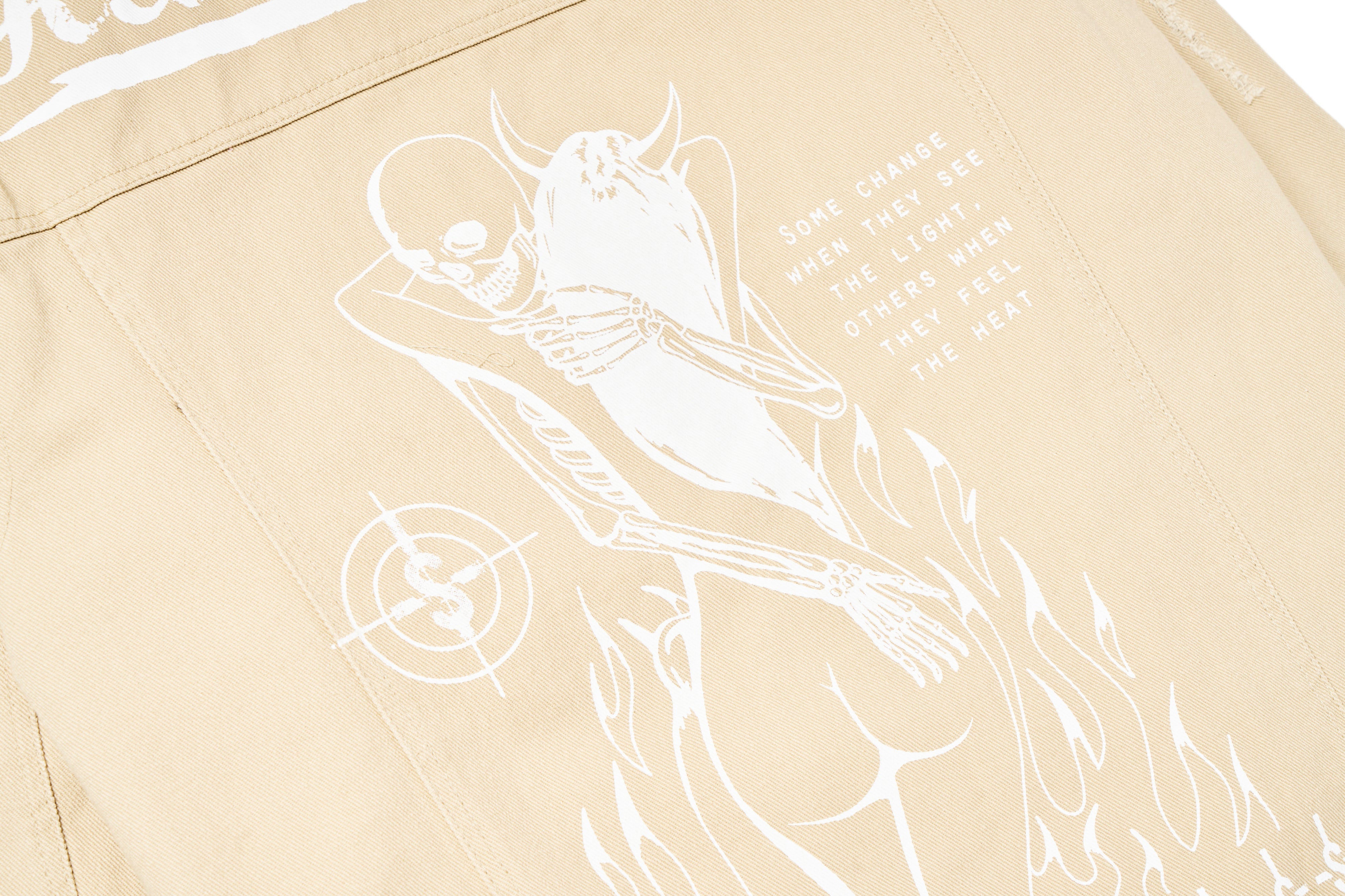 Heat Seeker Denim Fur Jacket - Tan