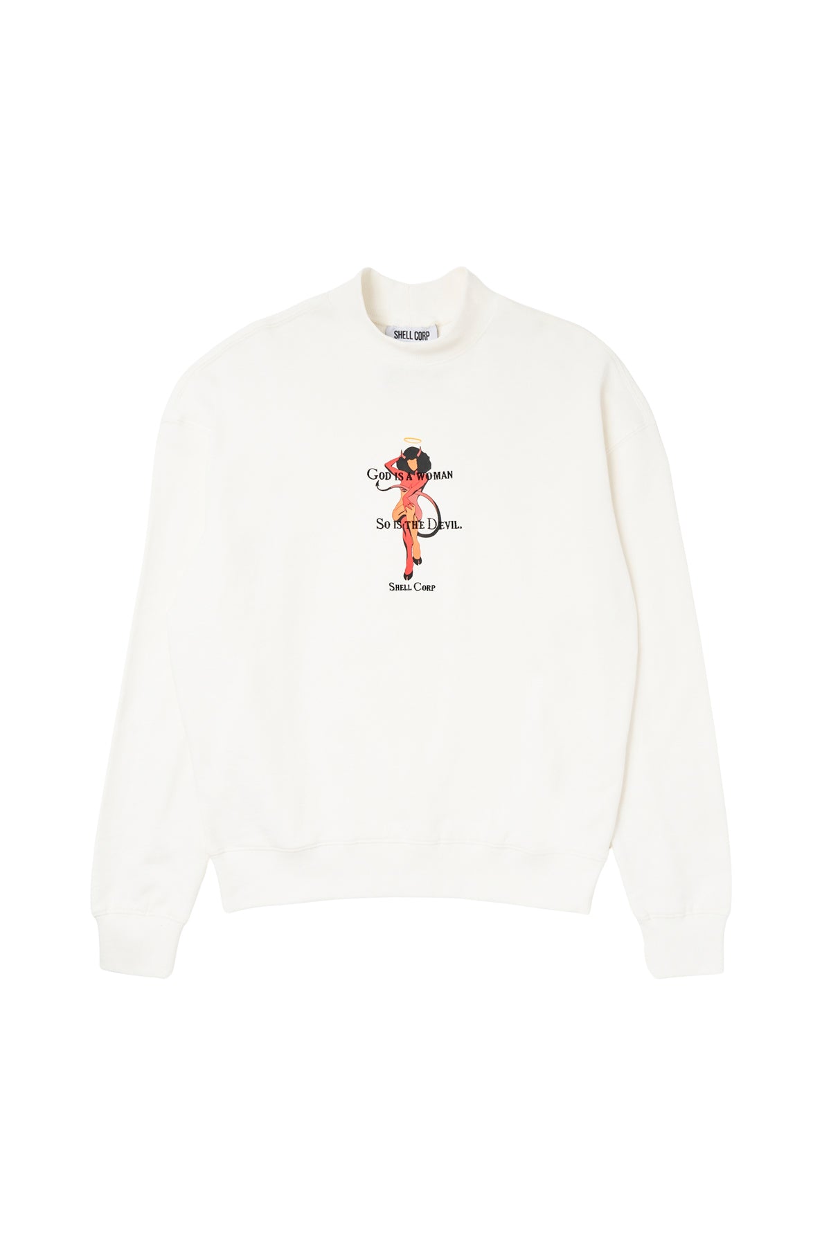 God Is A Woman Sweater - Bone White