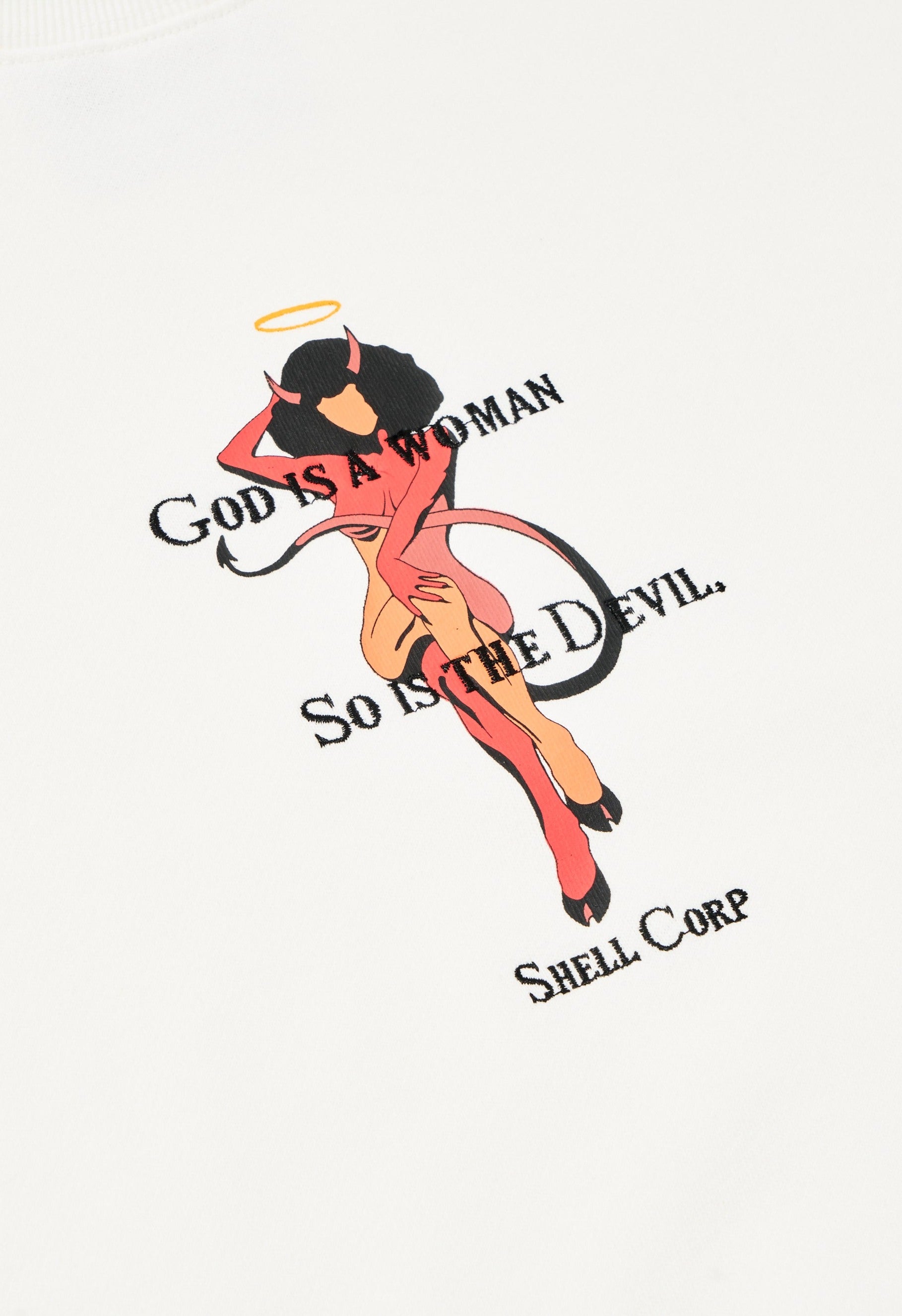 God Is A Woman Sweater - Bone White