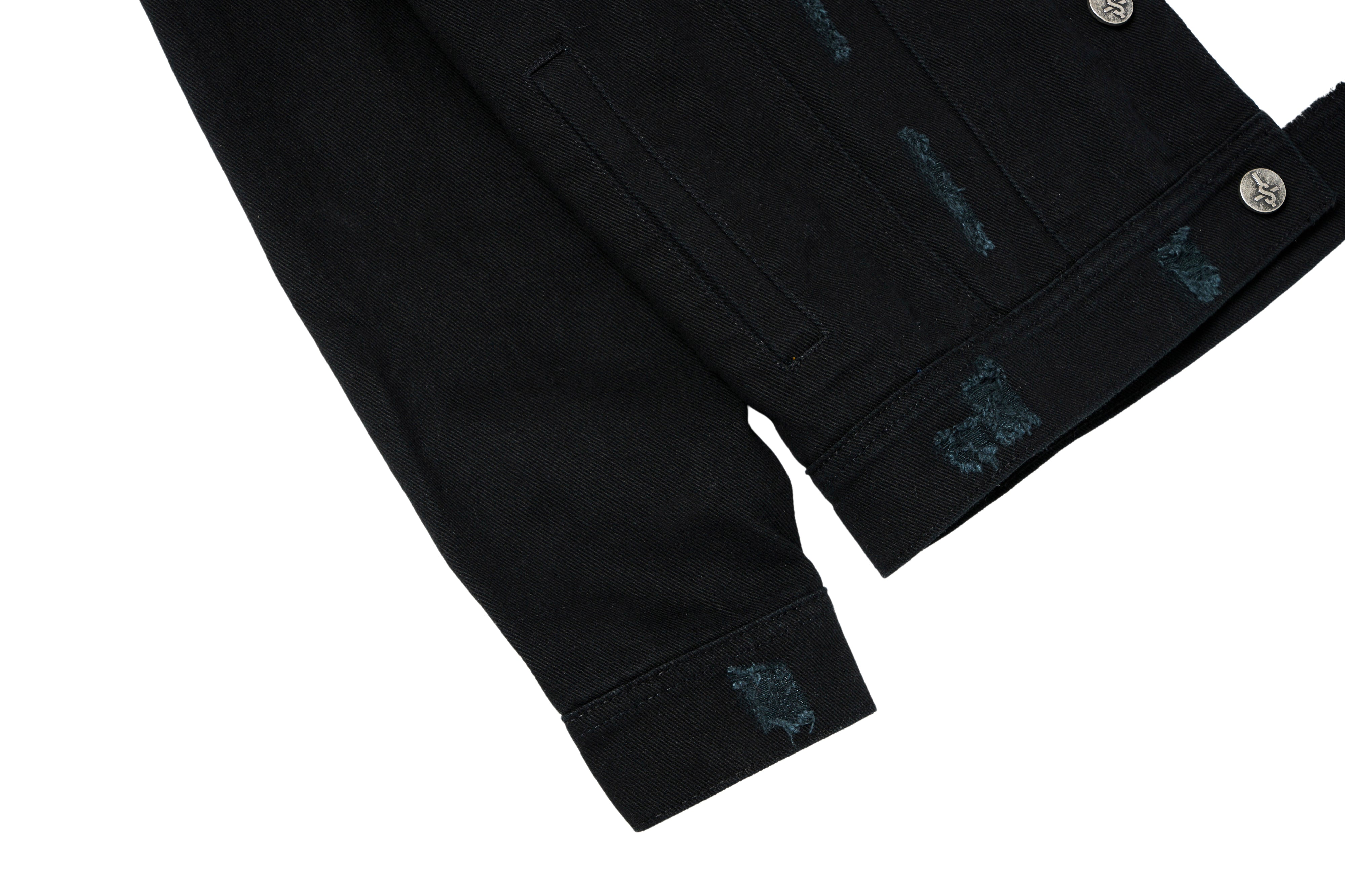 Heat Seeker Denim Fur Jacket - Black