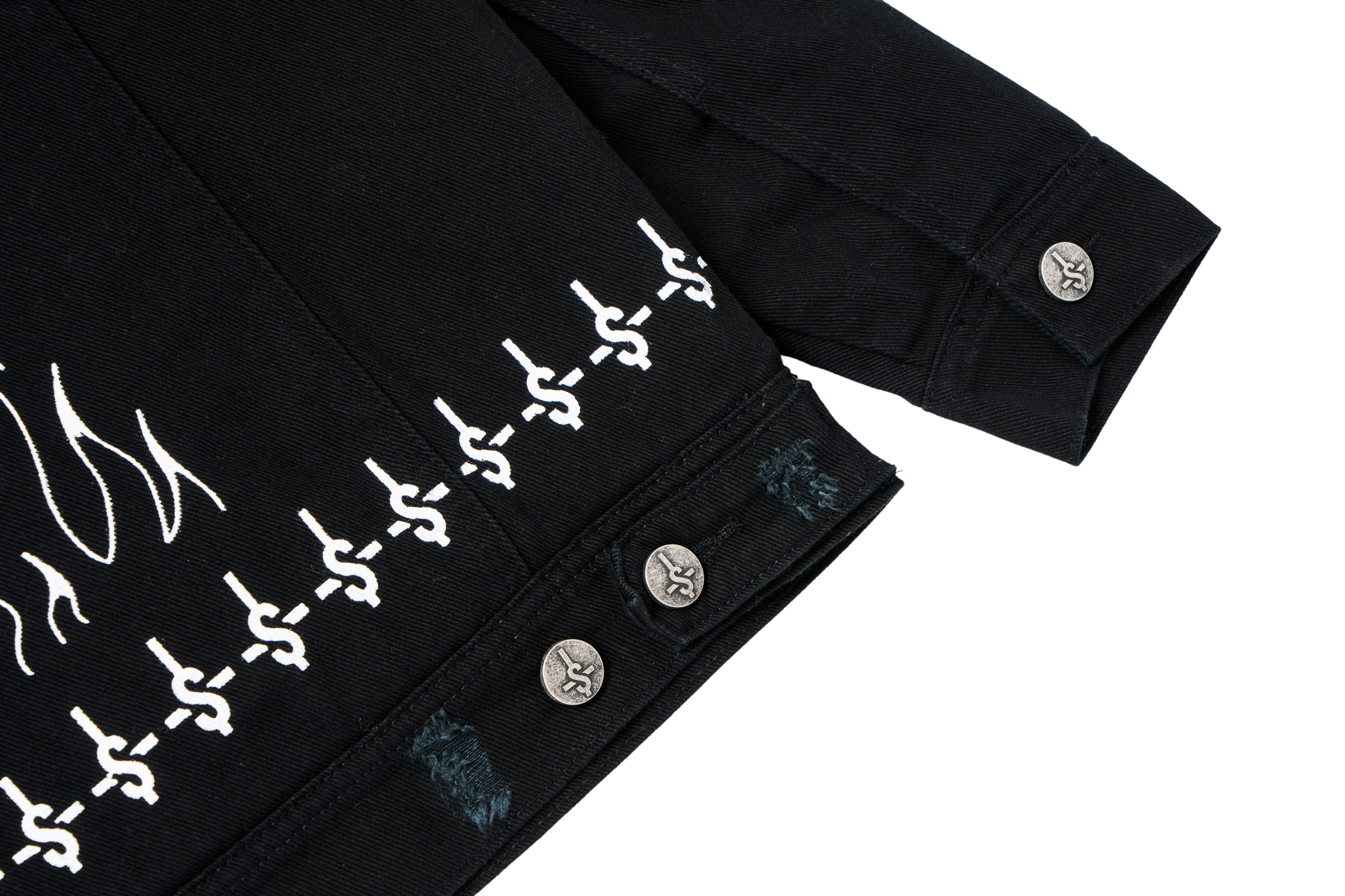 Heat Seeker Denim Fur Jacket - Black