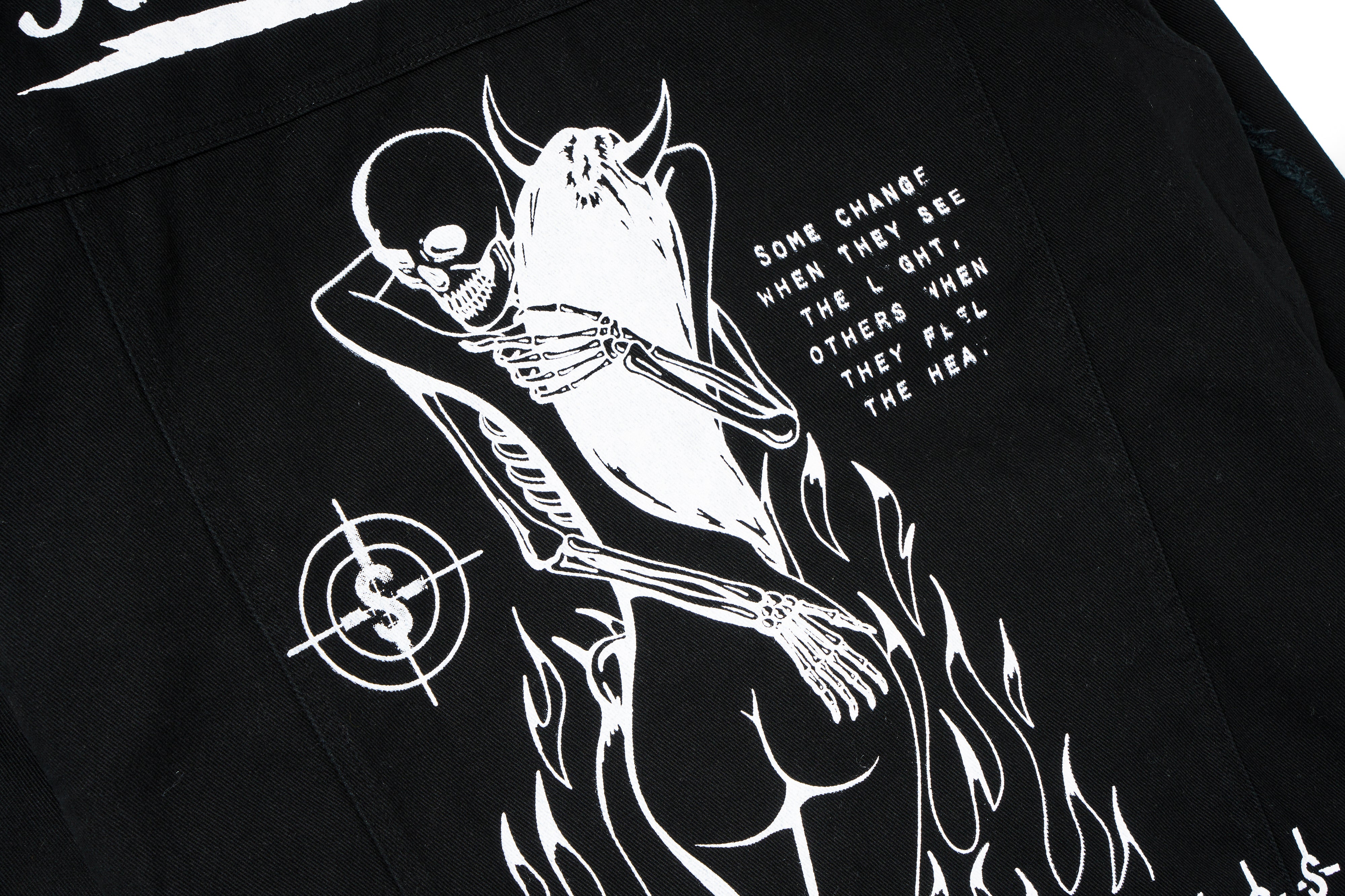 Heat Seeker Denim Fur Jacket - Black