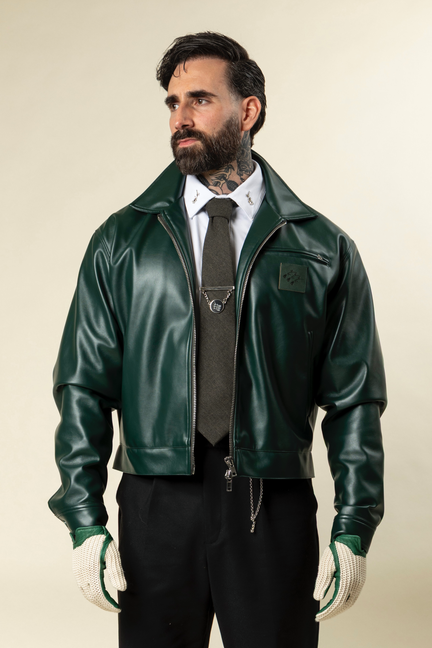 Three Roses Tie Clip