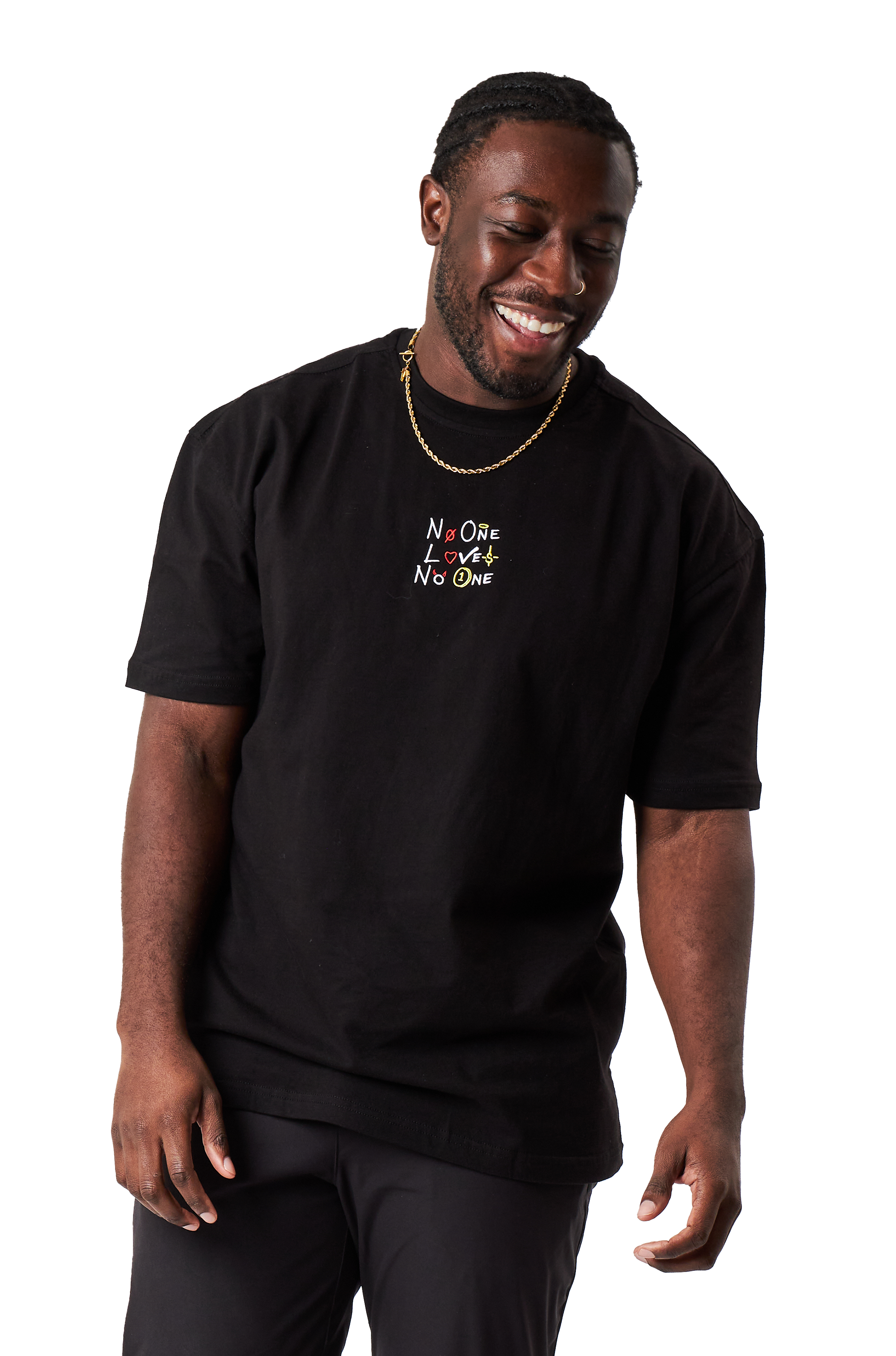 No One Loves No One T-Shirt - Black