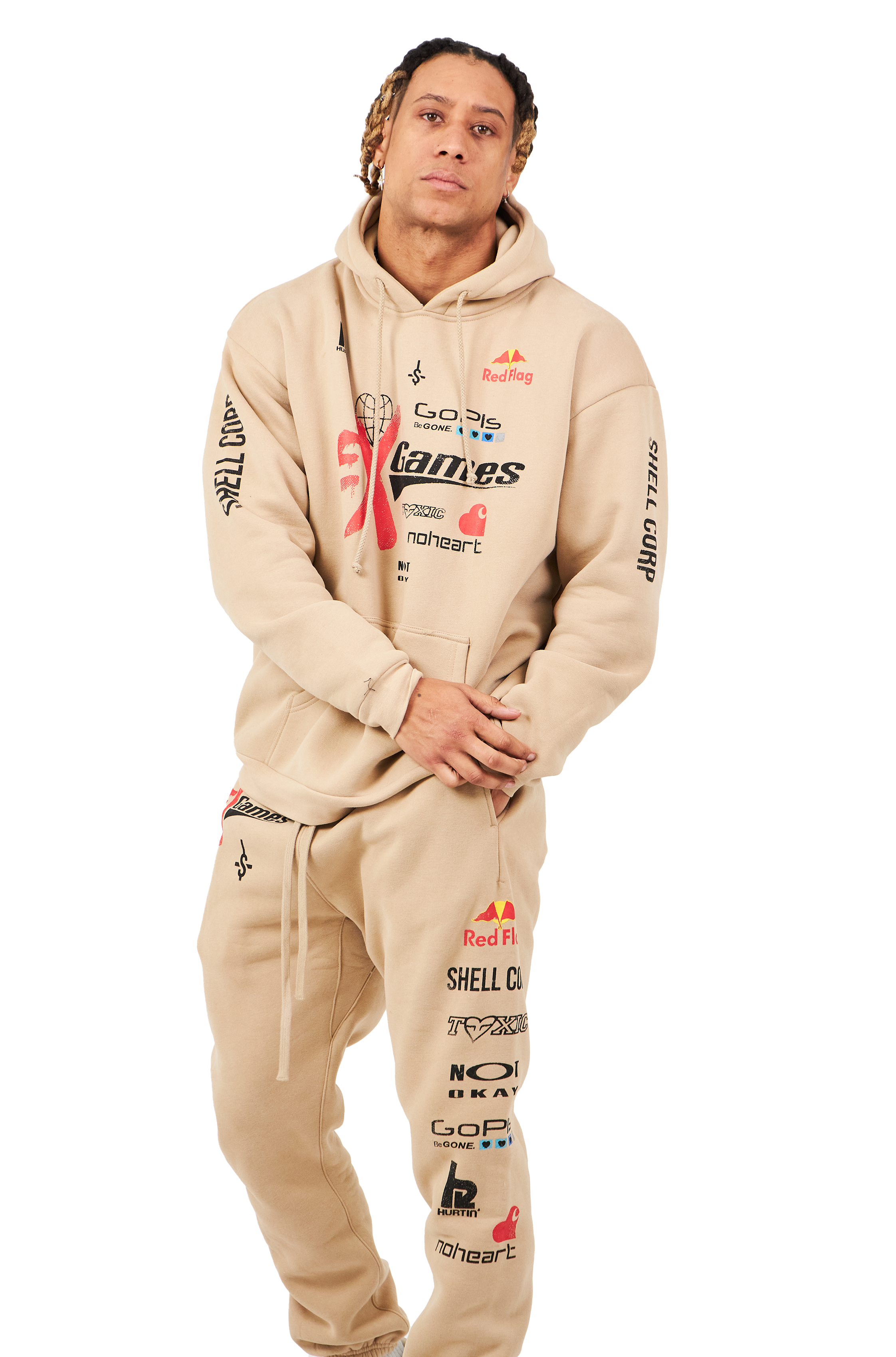 Ex Games Hoodie - Tan