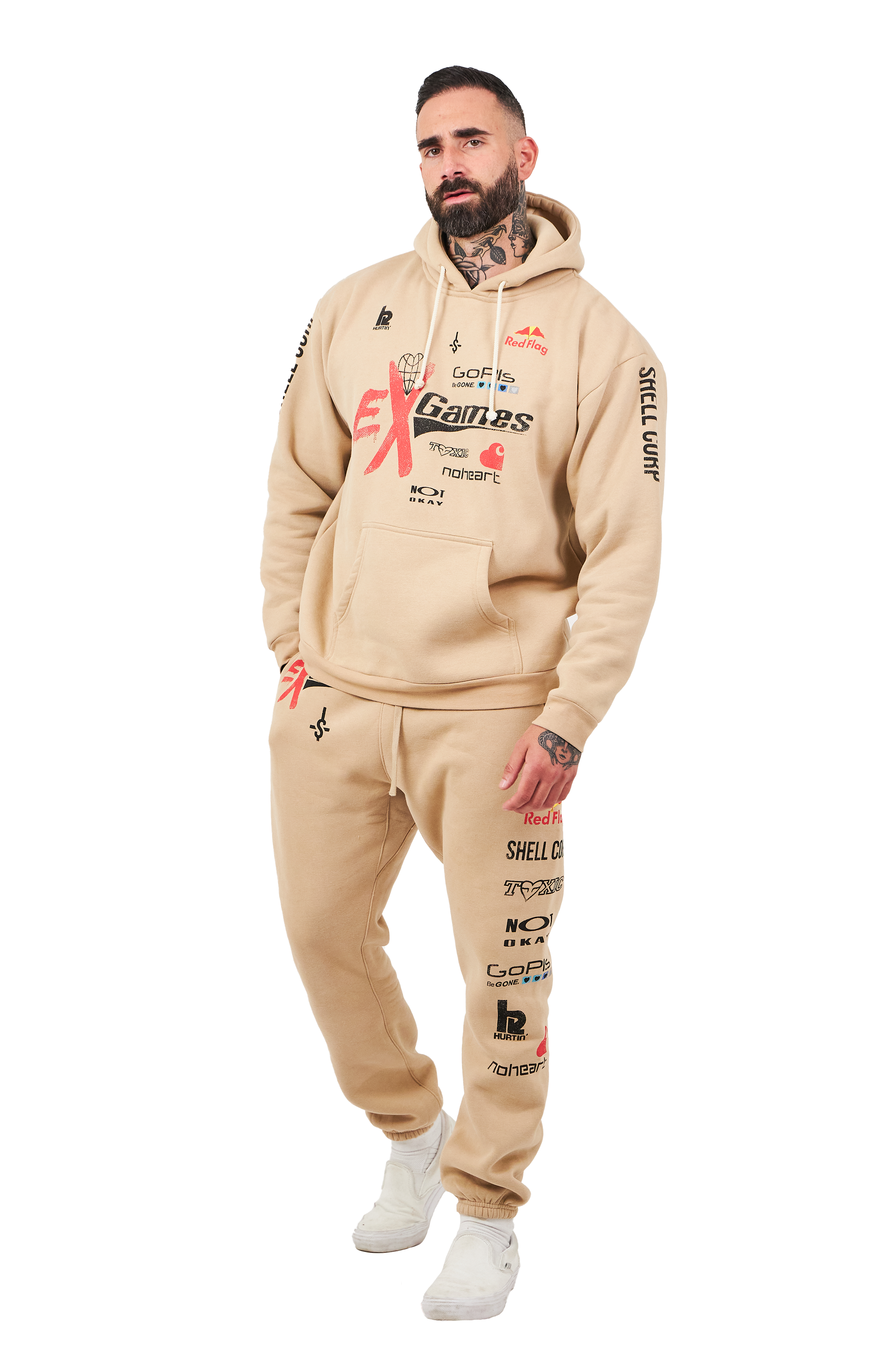 Ex Games Hoodie - Tan