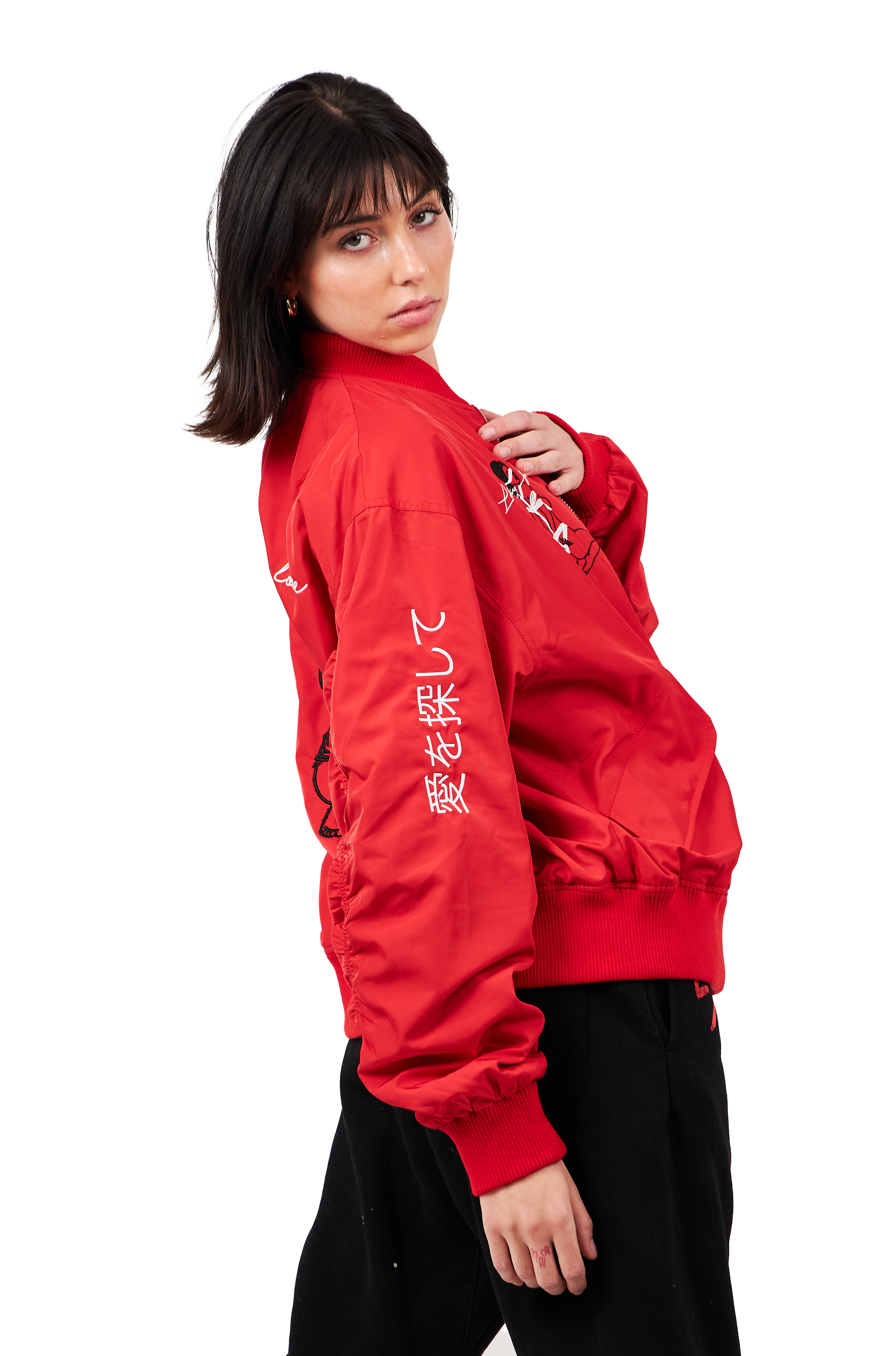 Love Bomber Jacket - Red