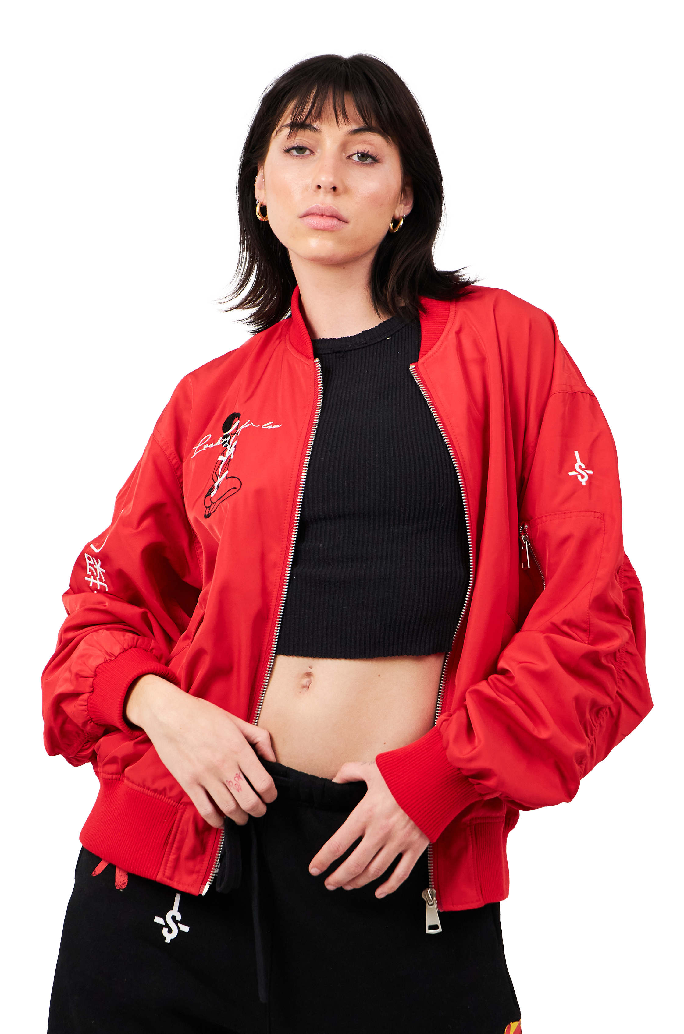 Love Bomber Jacket - Red