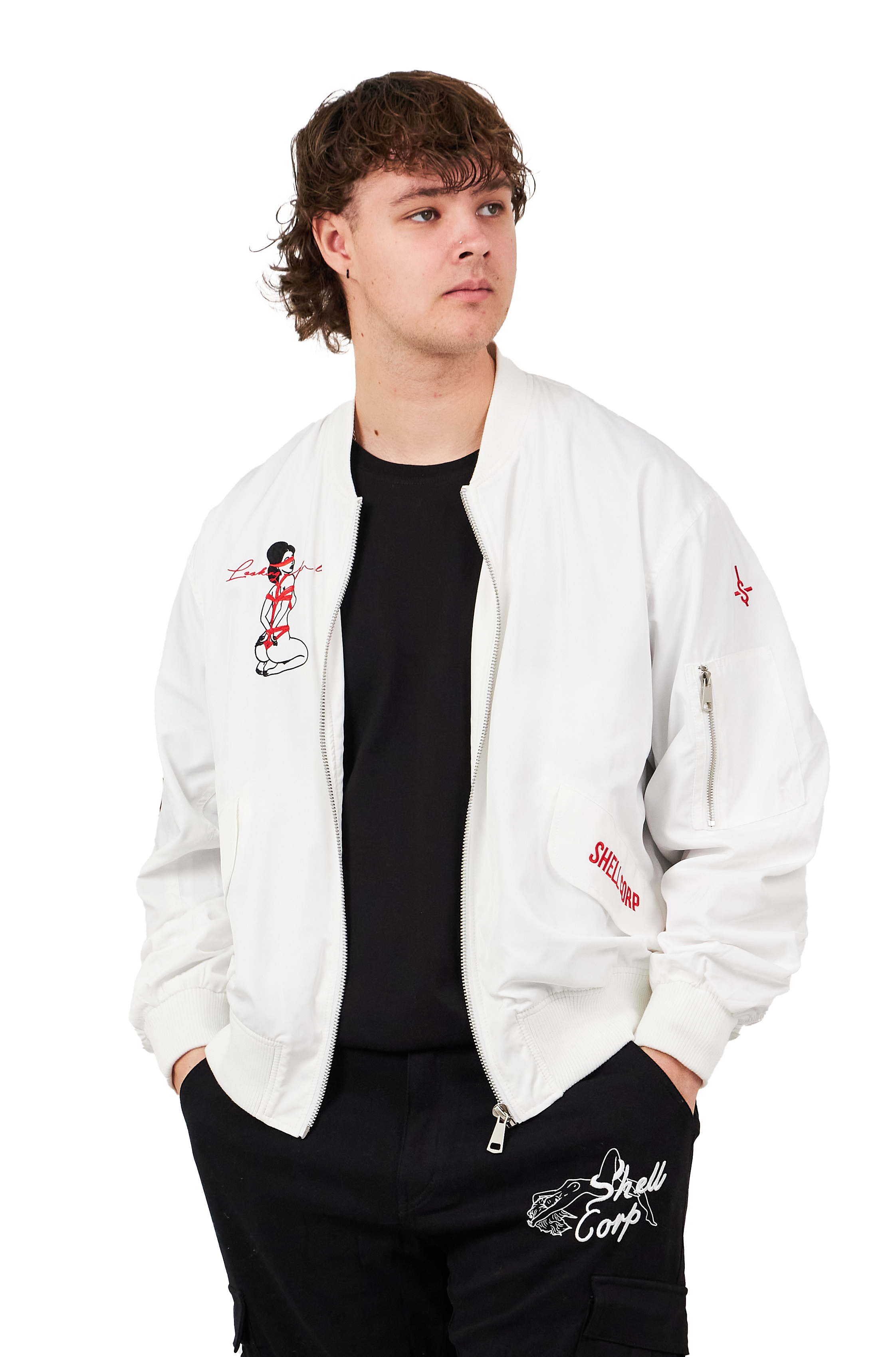 Love Bomber Jacket - White