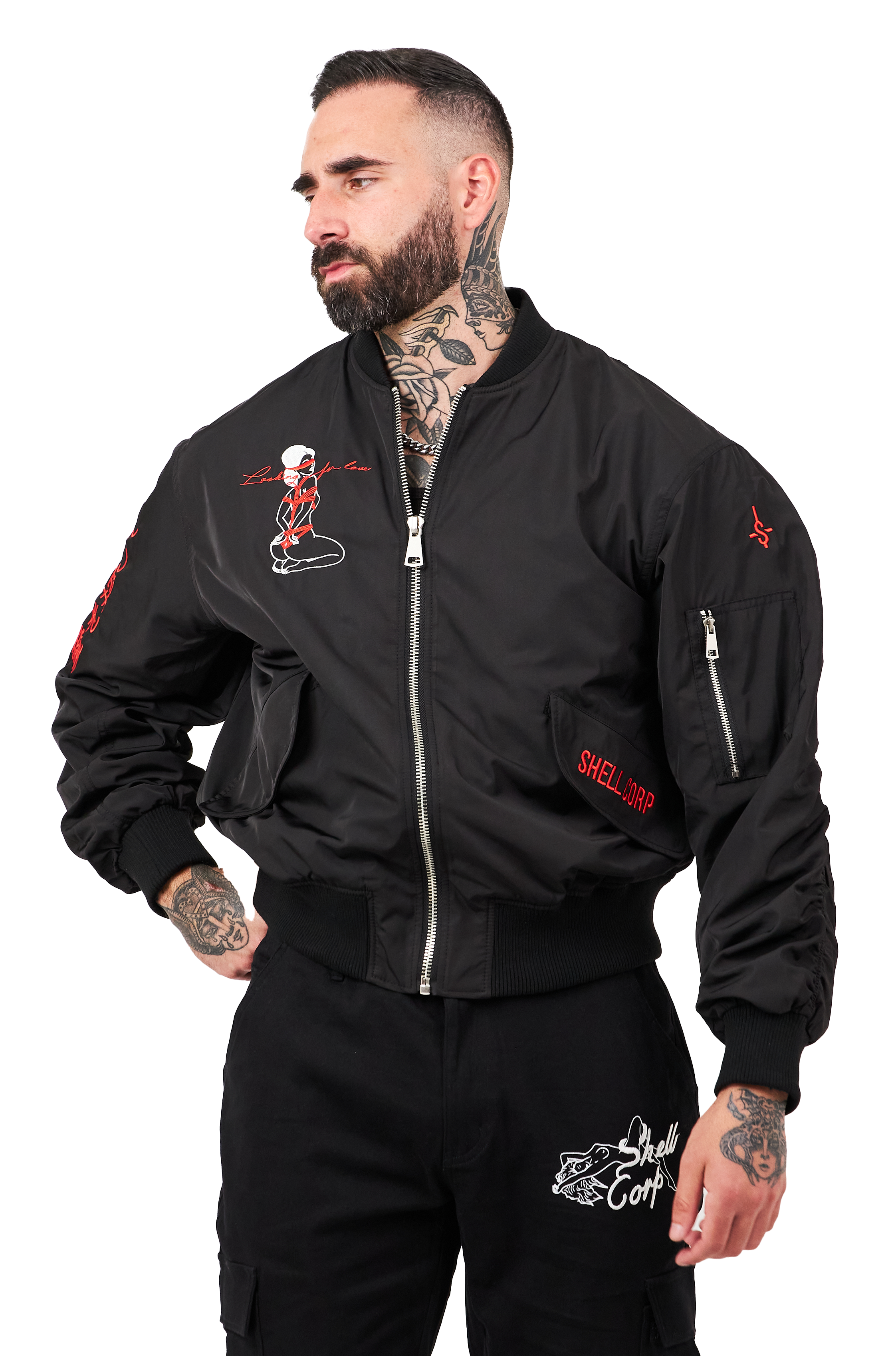 Love Bomber Jacket - Black