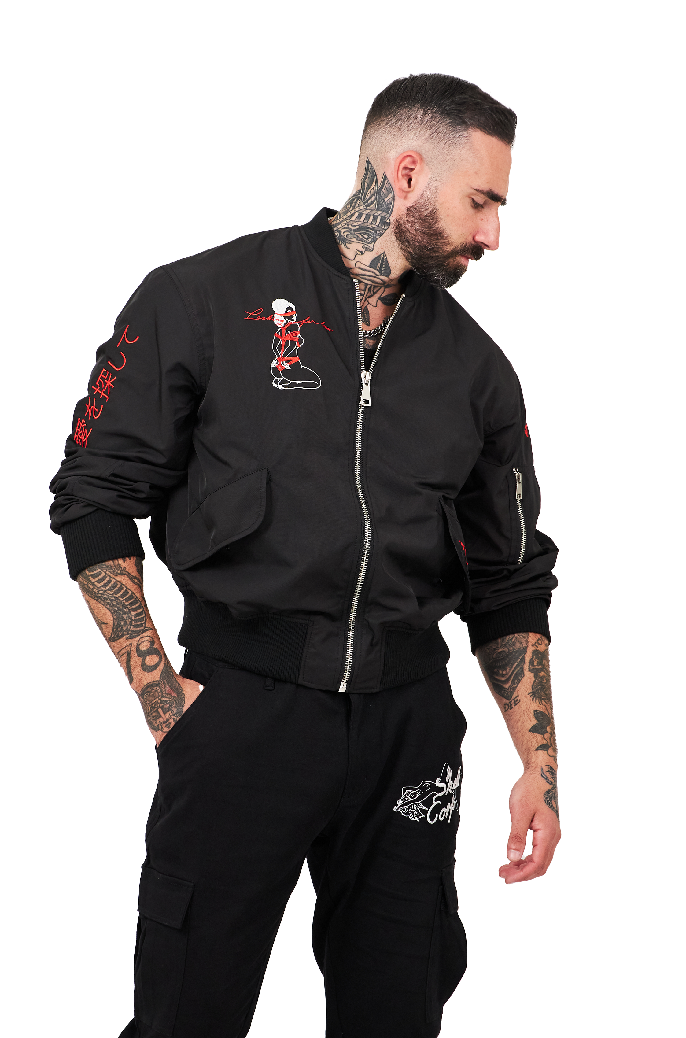 Love Bomber Jacket - Black