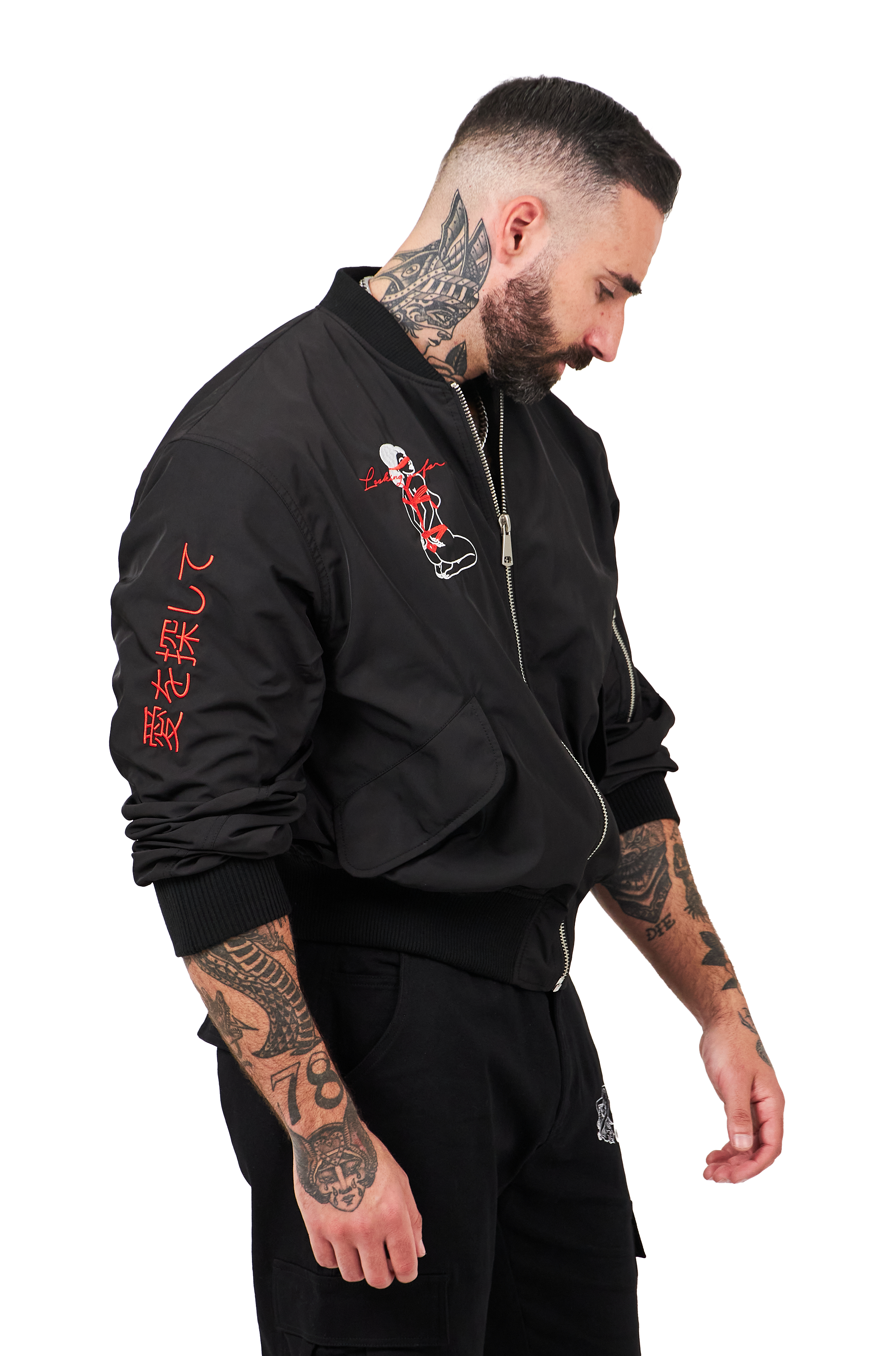 Love Bomber Jacket - Black