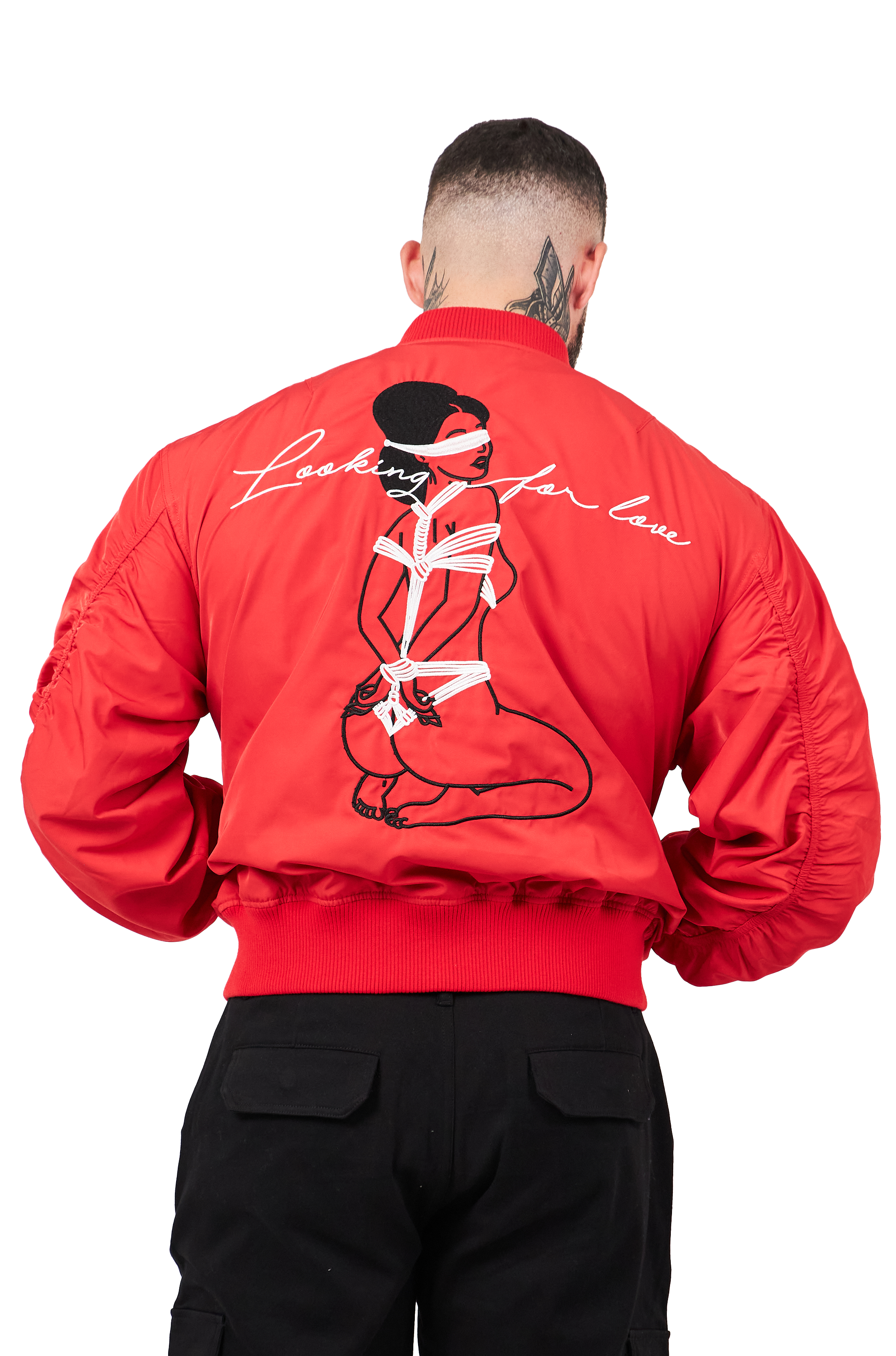 Love Bomber Jacket - Red