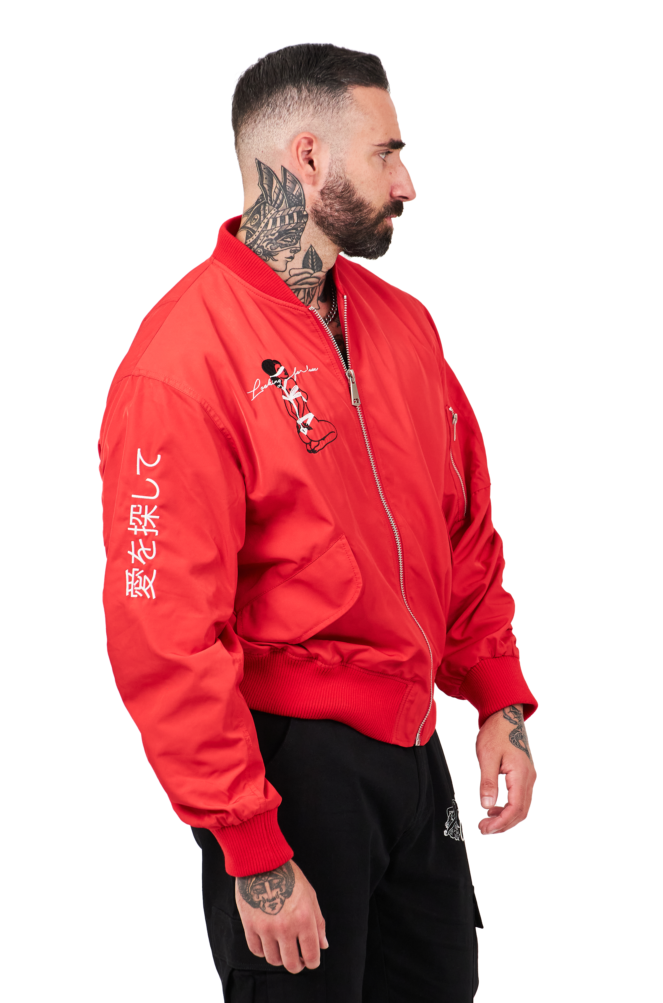 Love Bomber Jacket - Red