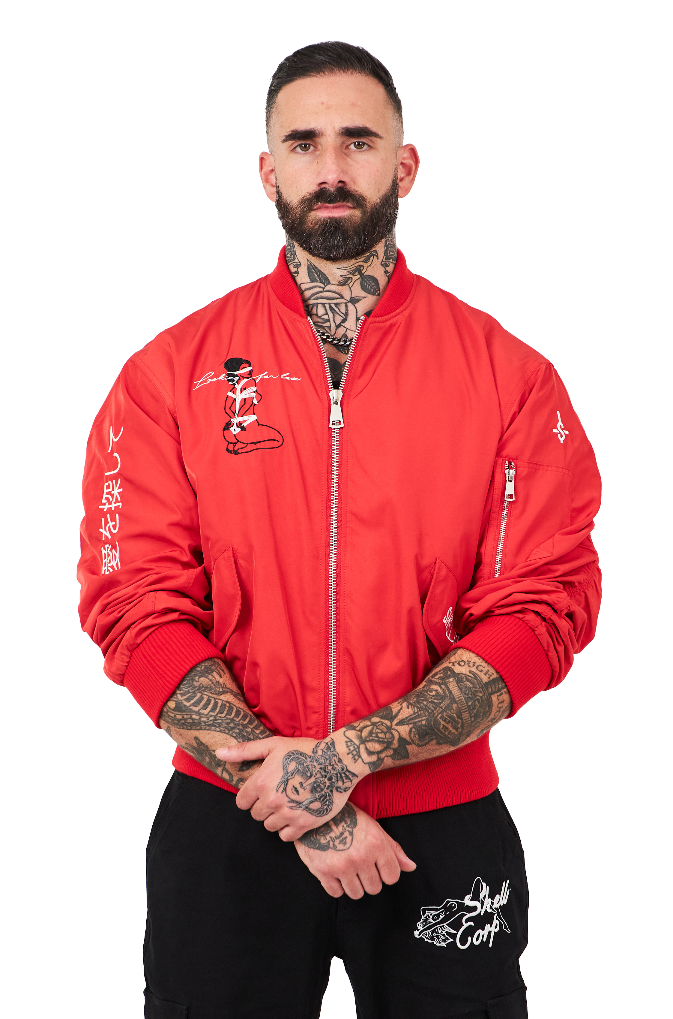 Love Bomber Jacket - Red