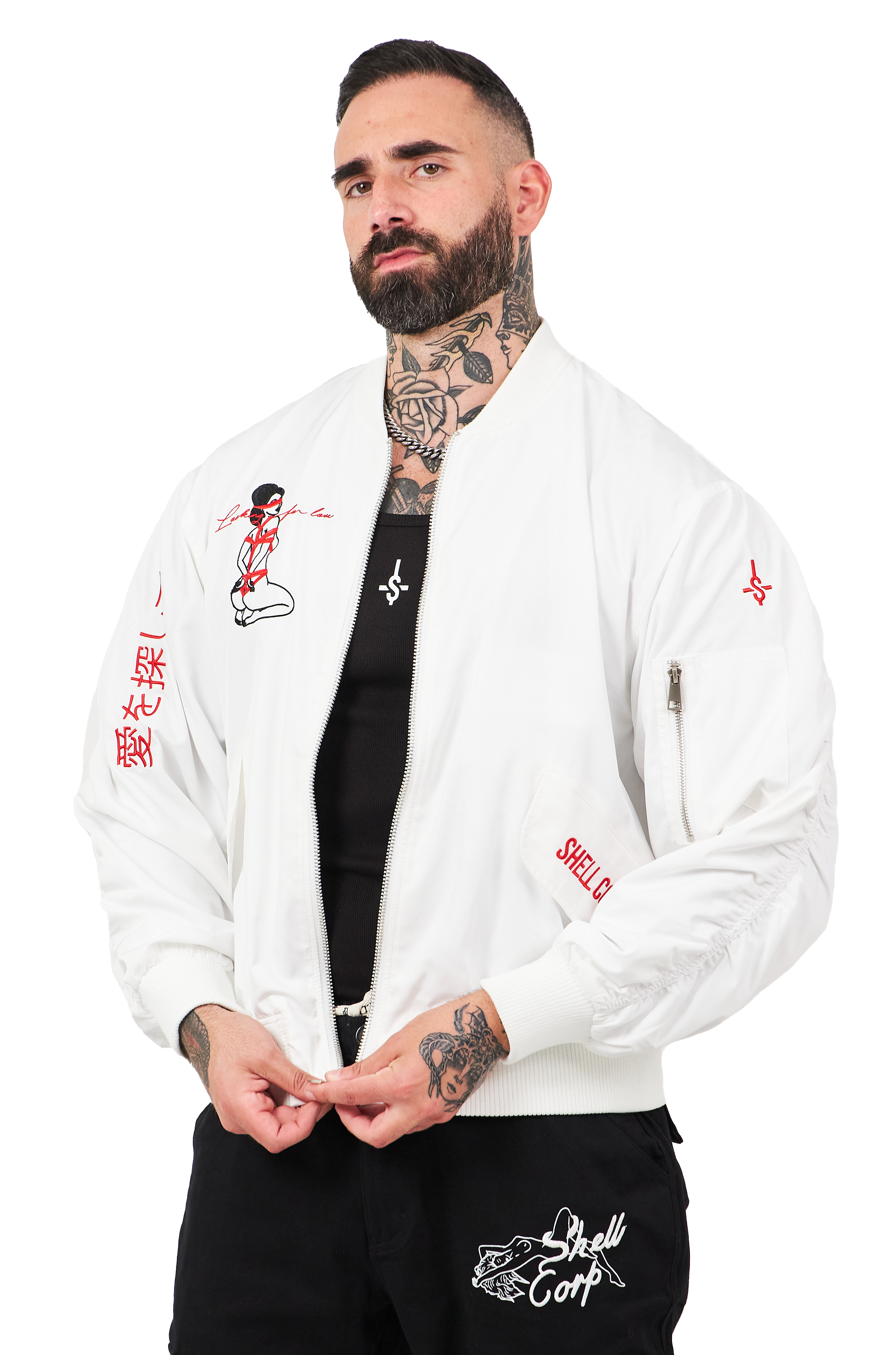 Love Bomber Jacket - White