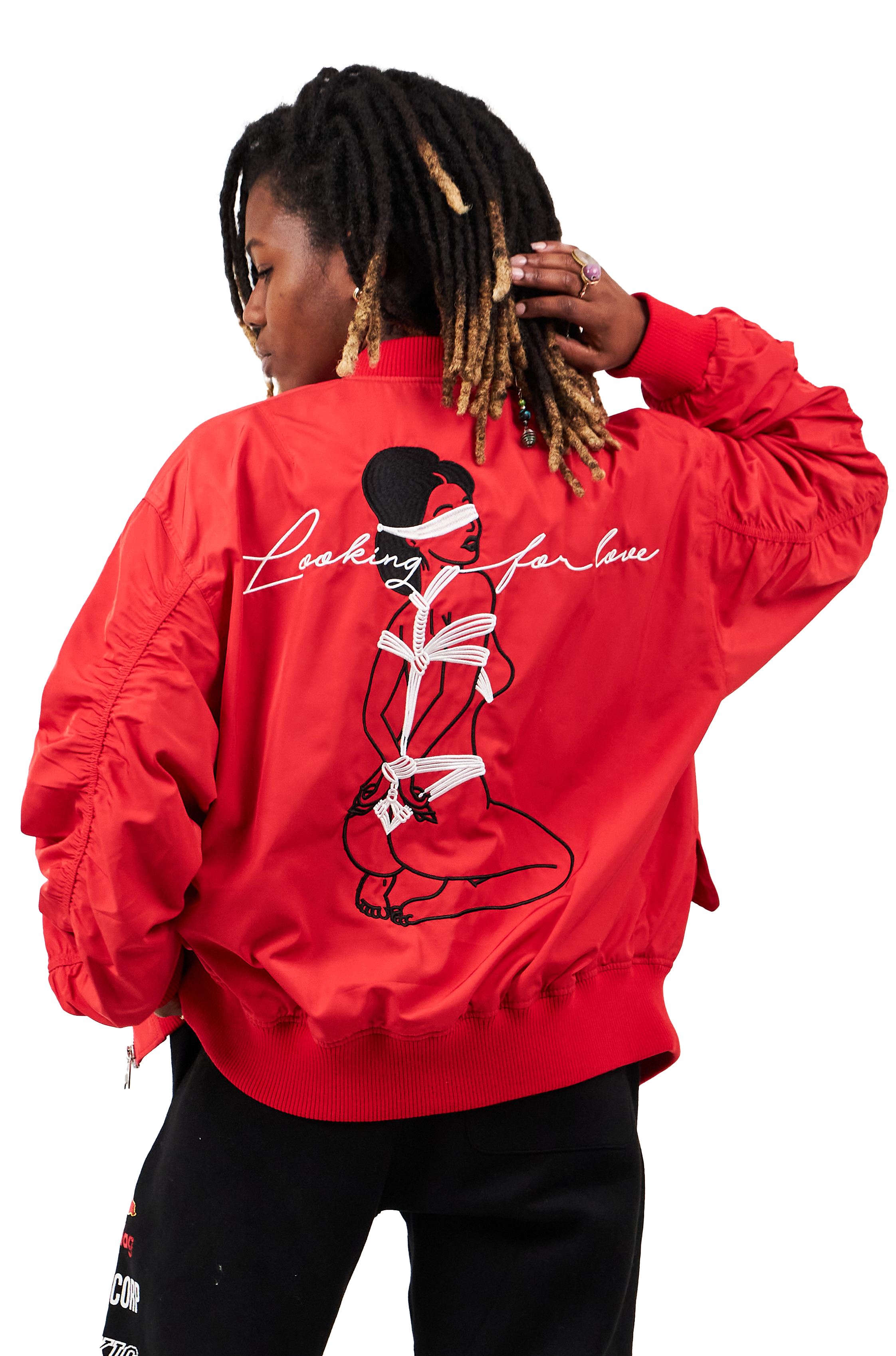 Love Bomber Jacket - Red