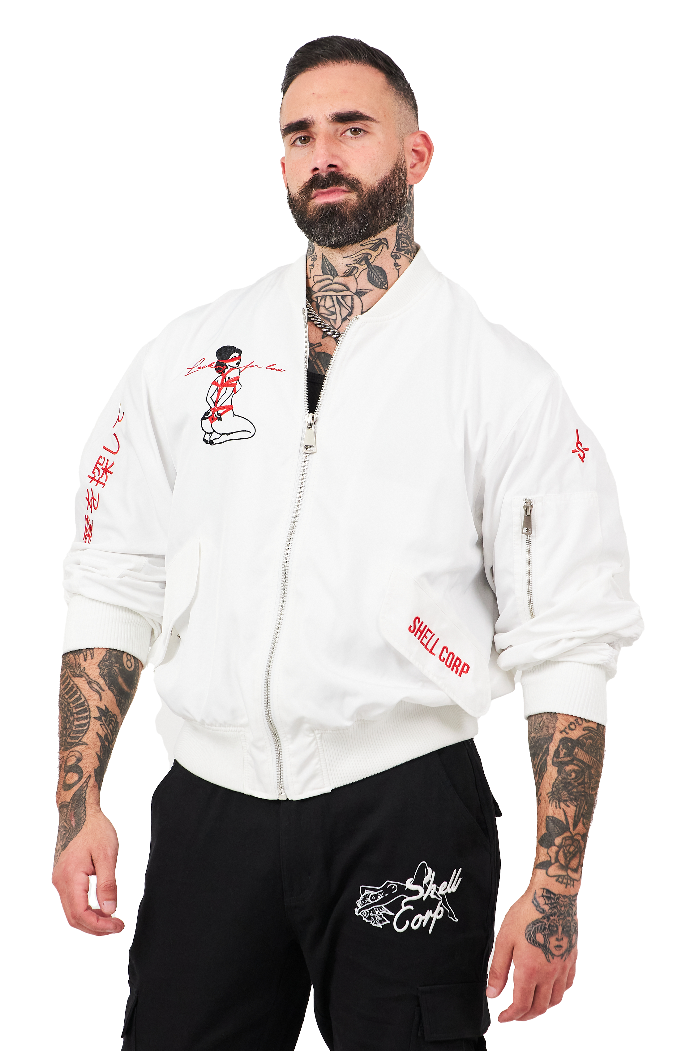 Love Bomber Jacket - White