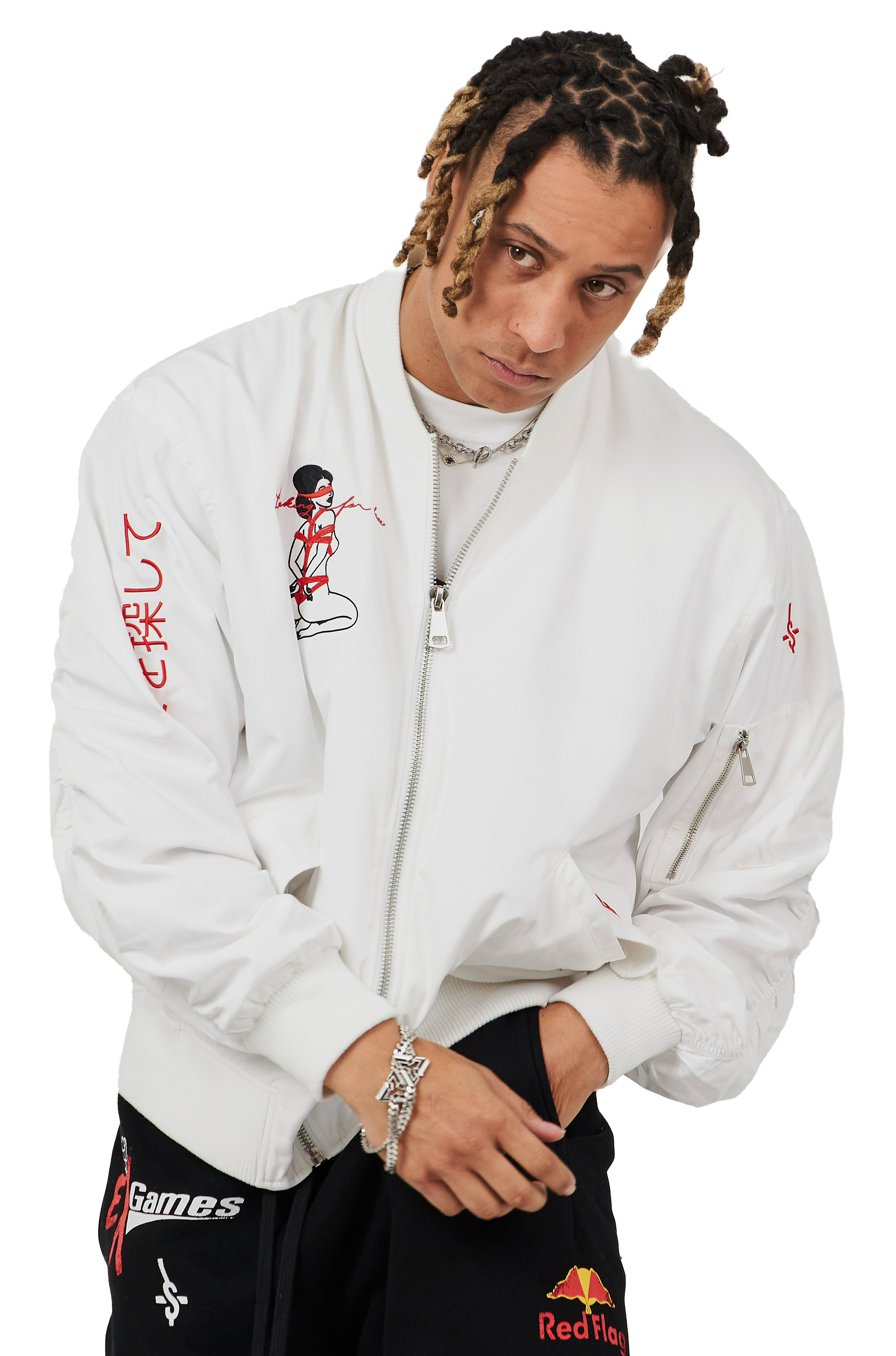 Love Bomber Jacket - White