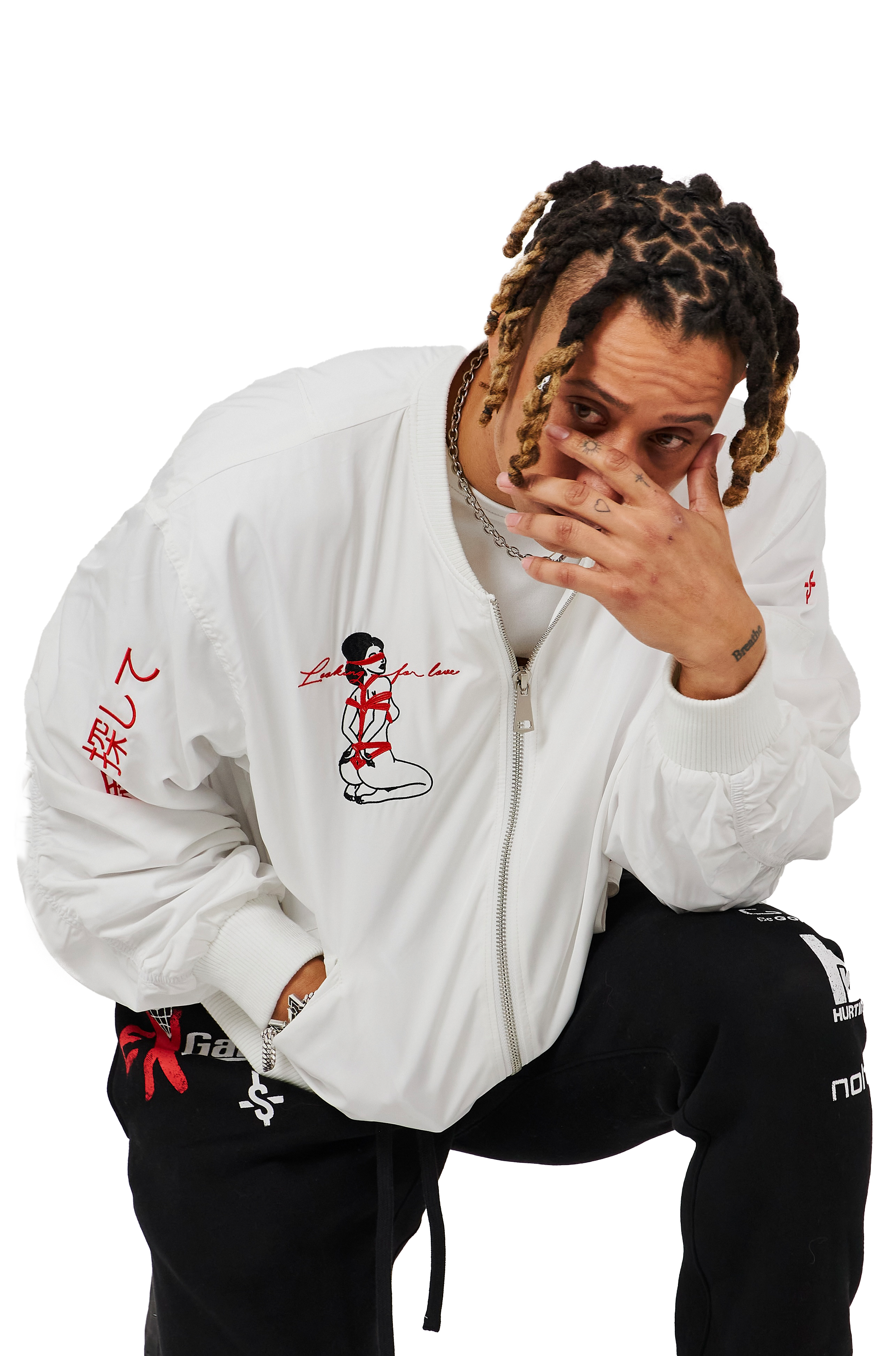 Love Bomber Jacket - White