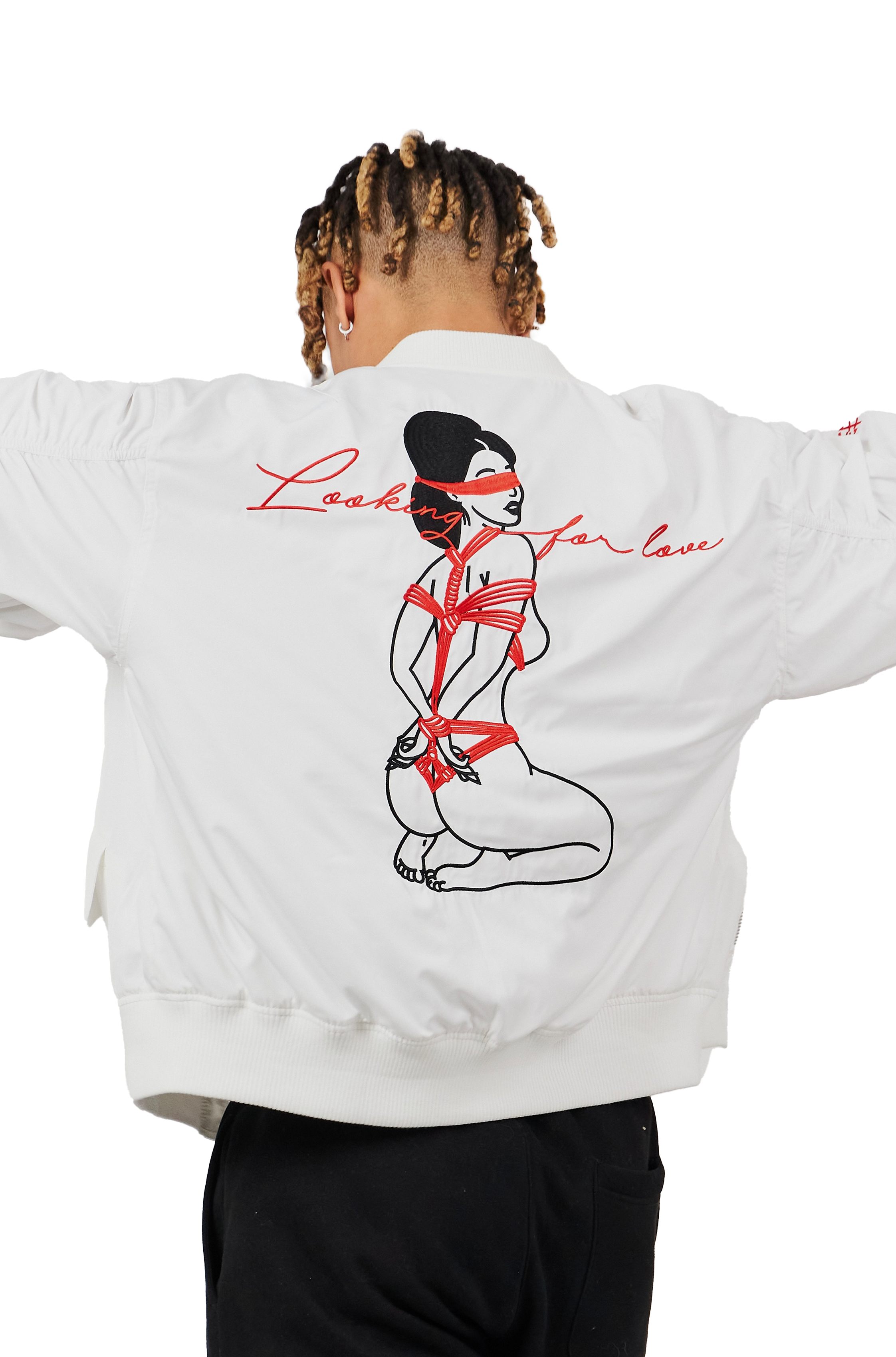 Love Bomber Jacket - White