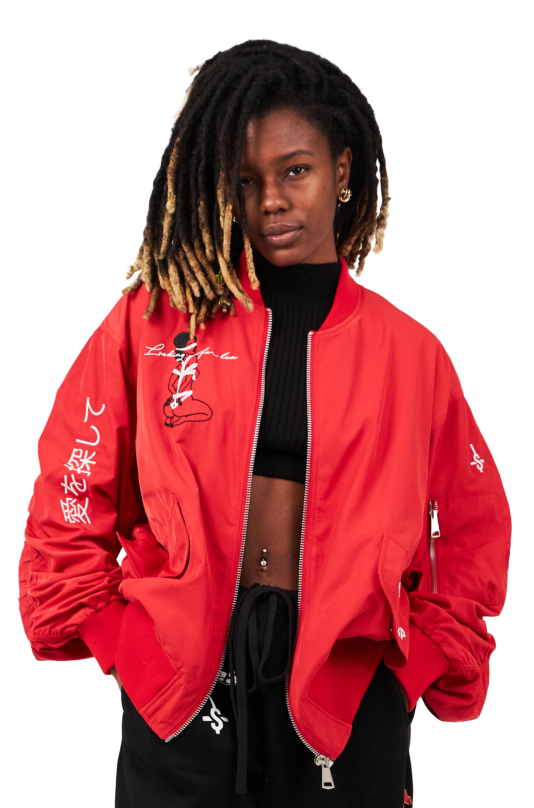 Love Bomber Jacket - Red