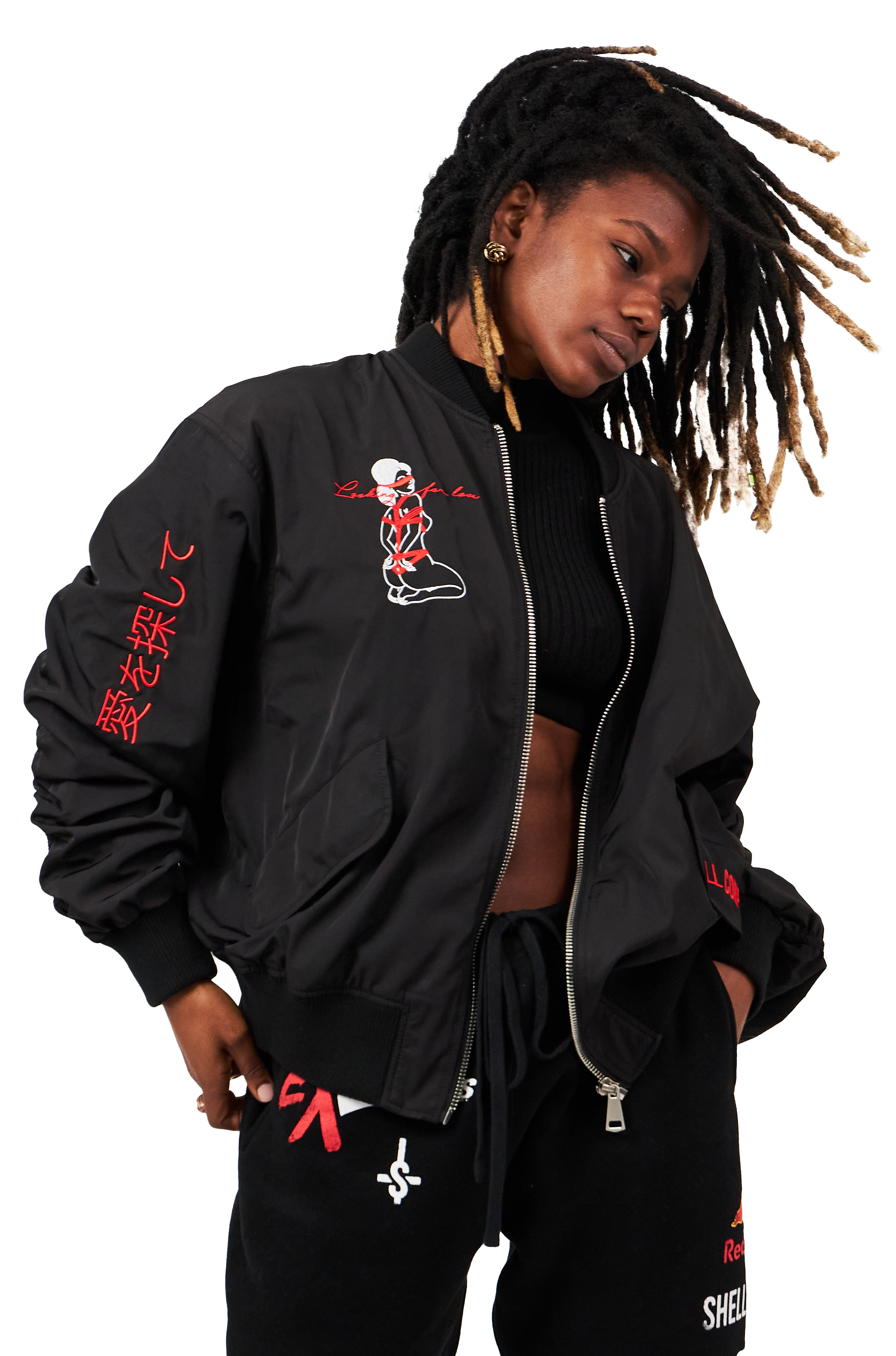 Love Bomber Jacket - Black