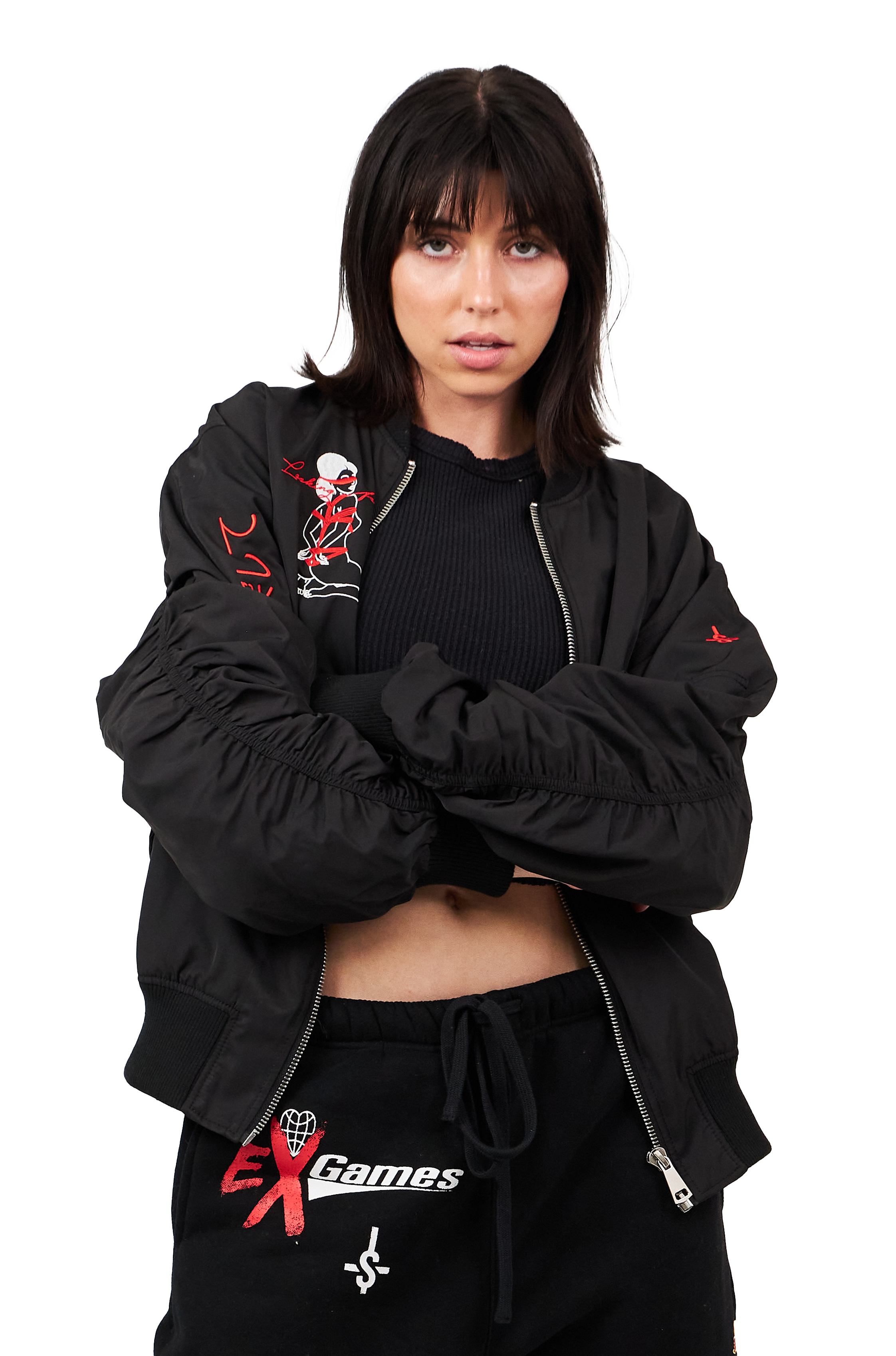 Love Bomber Jacket - Black