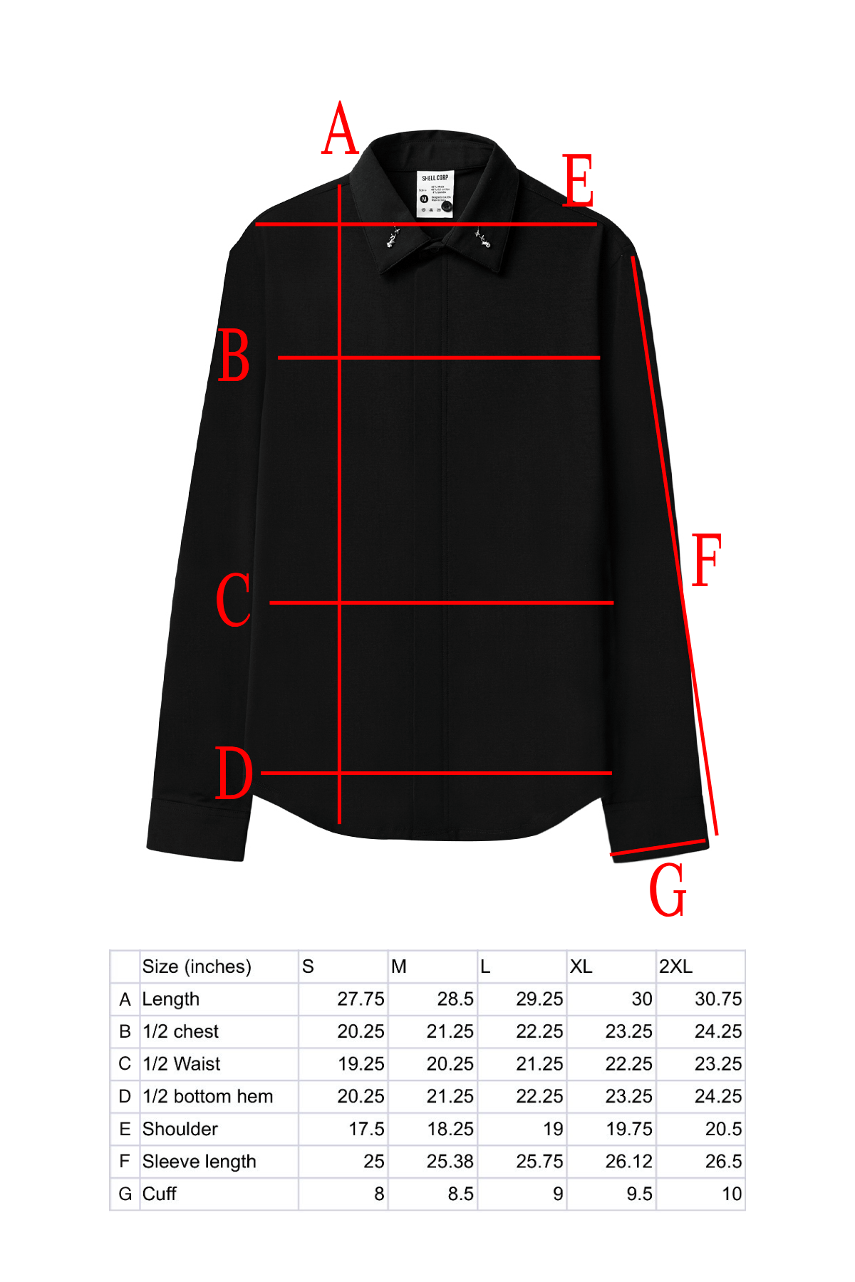 The Perfect Dress Shirt - Black Out