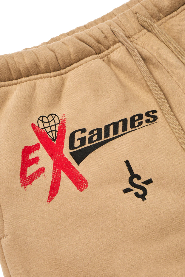 Ex Games Sweatpants - Tan