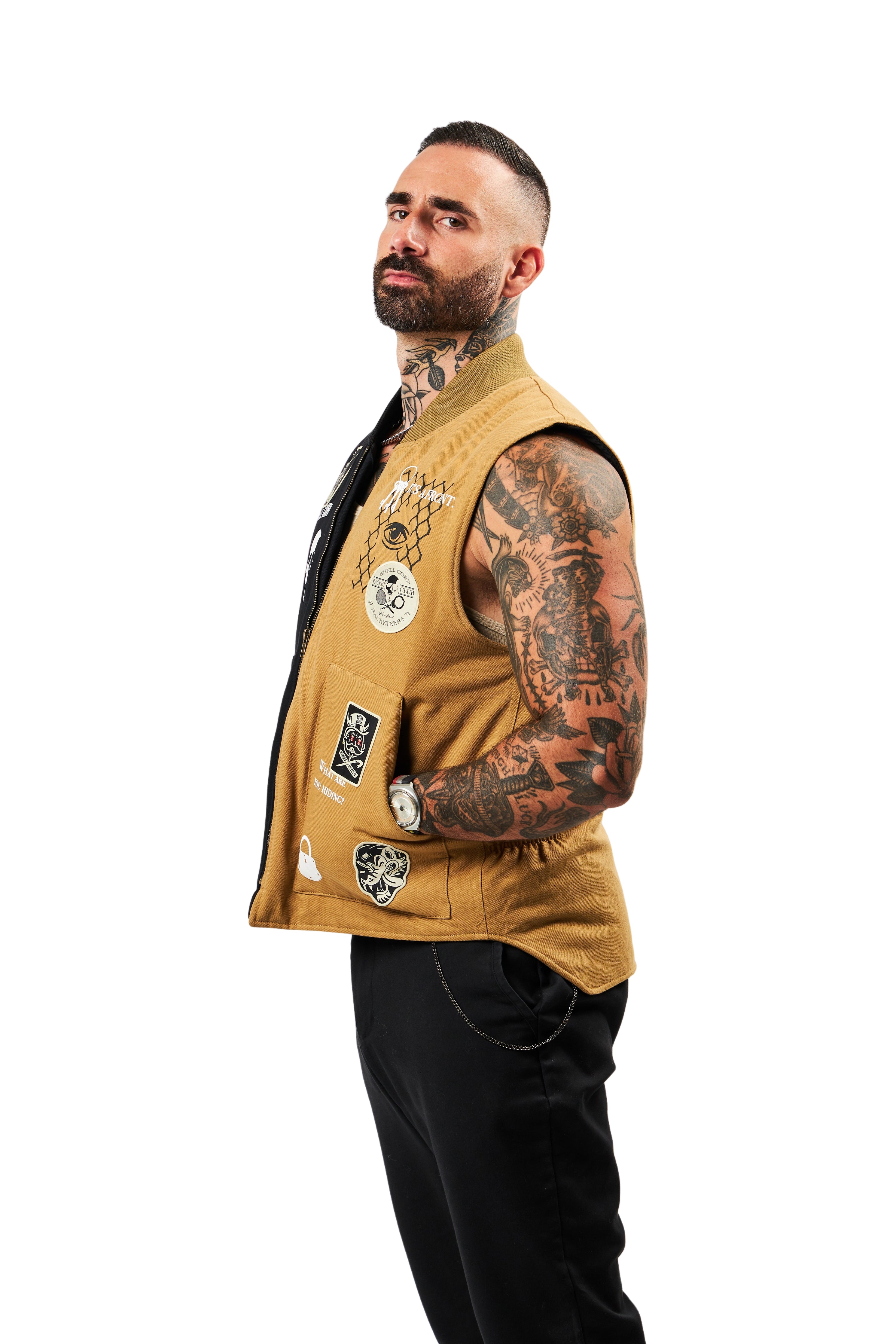 Legacy Vest - Khaki/Black