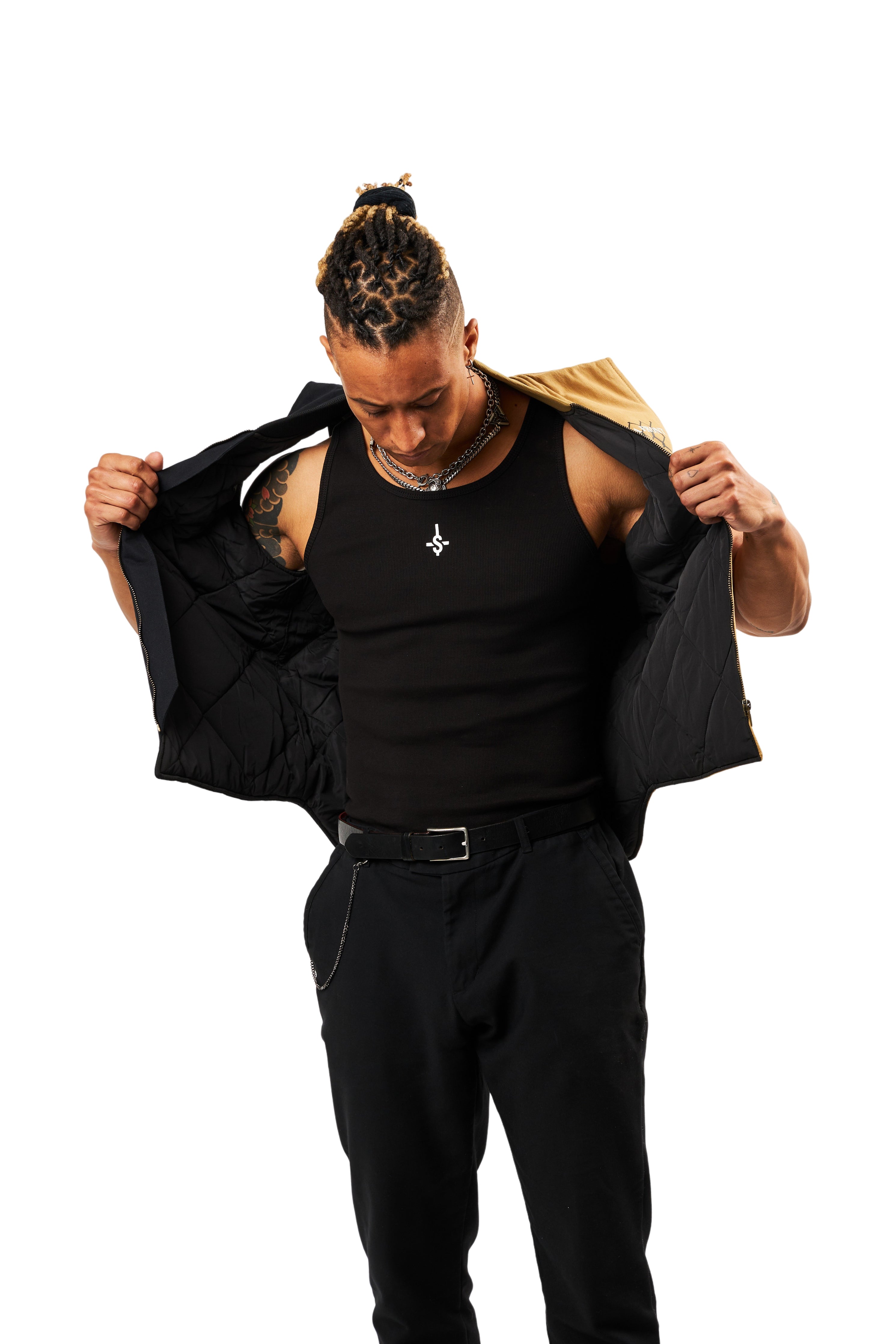 Legacy Vest - Khaki/Black