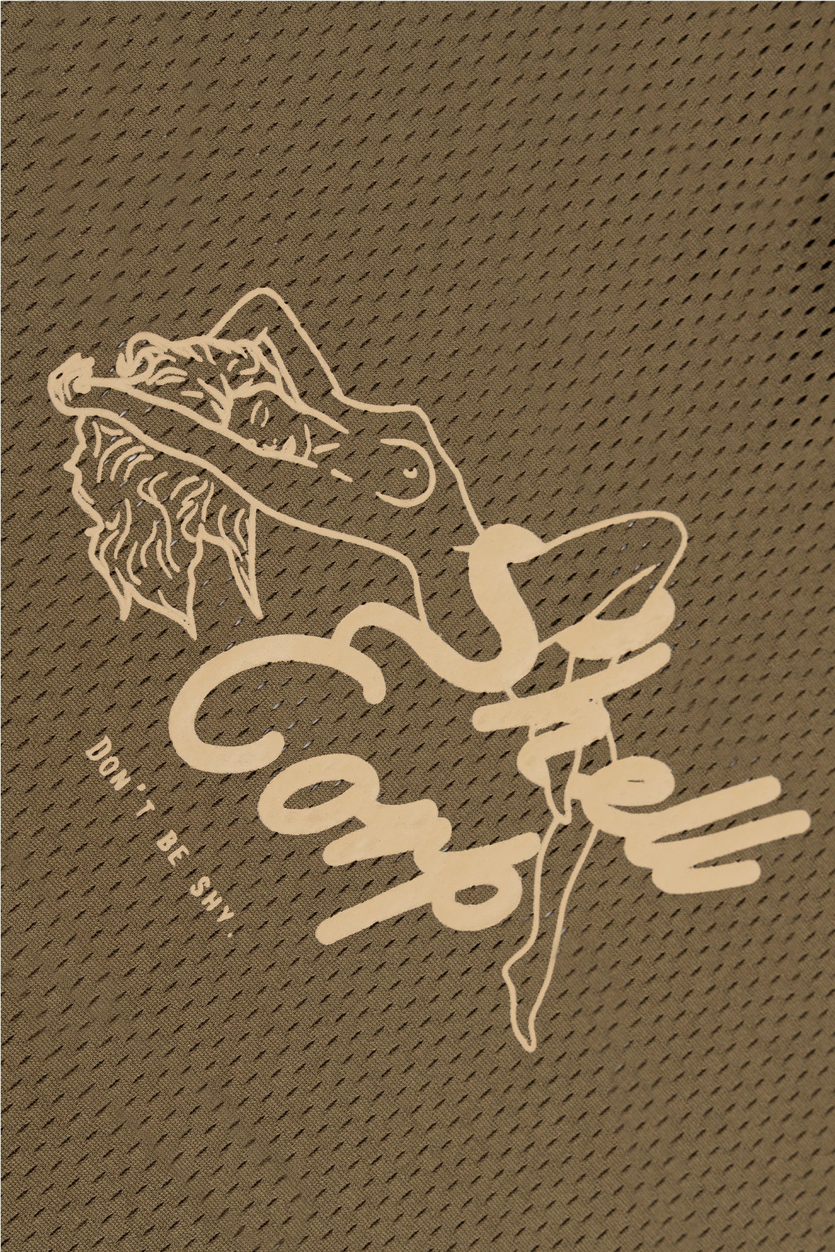 Don't Be Shy Jersey Tee - Olive Green