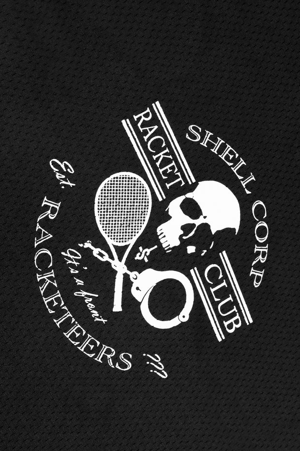 Racket Club Jersey Tee - Black