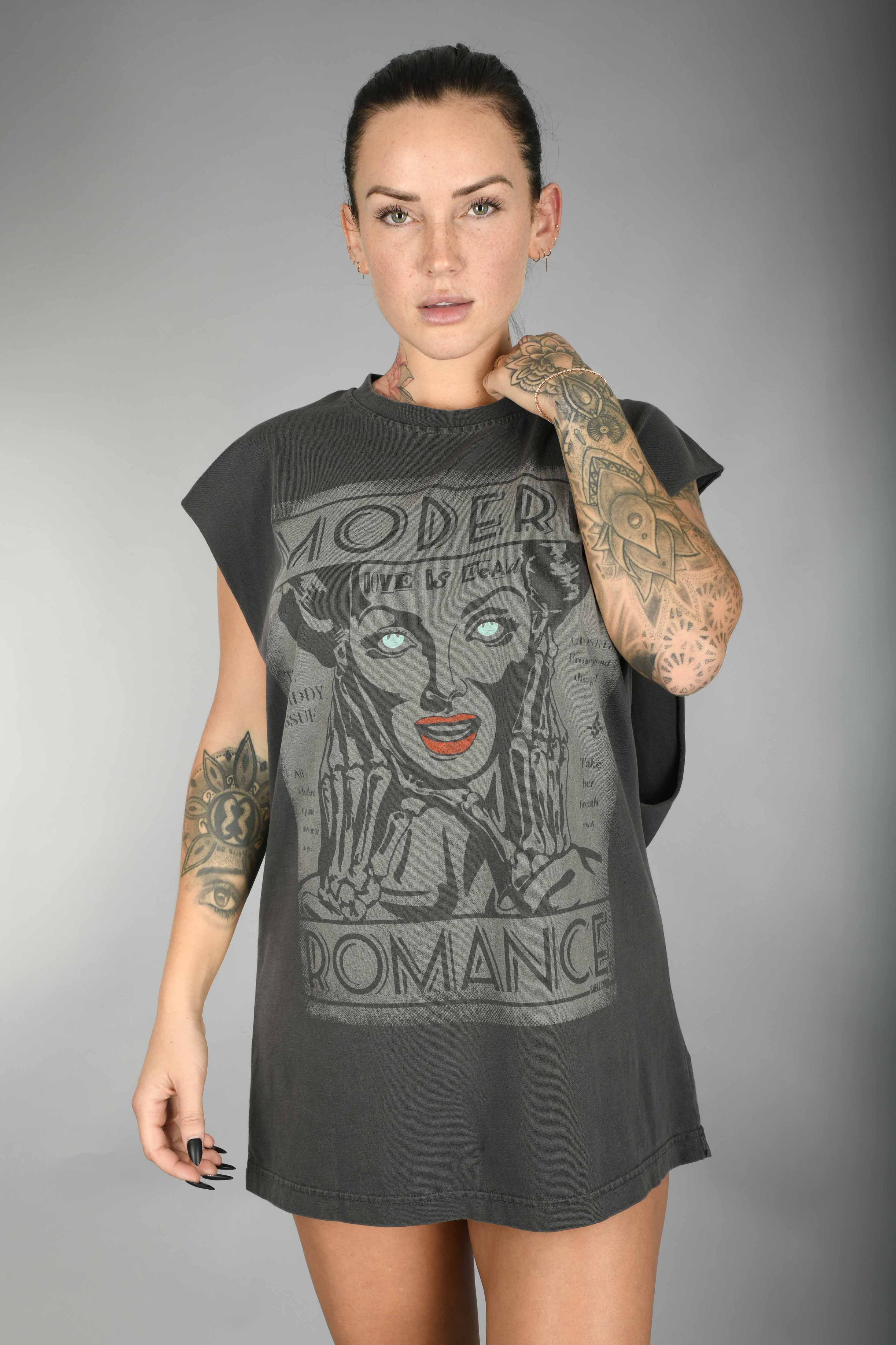 Shell Corp Modern Romance Cut-Off - Coal