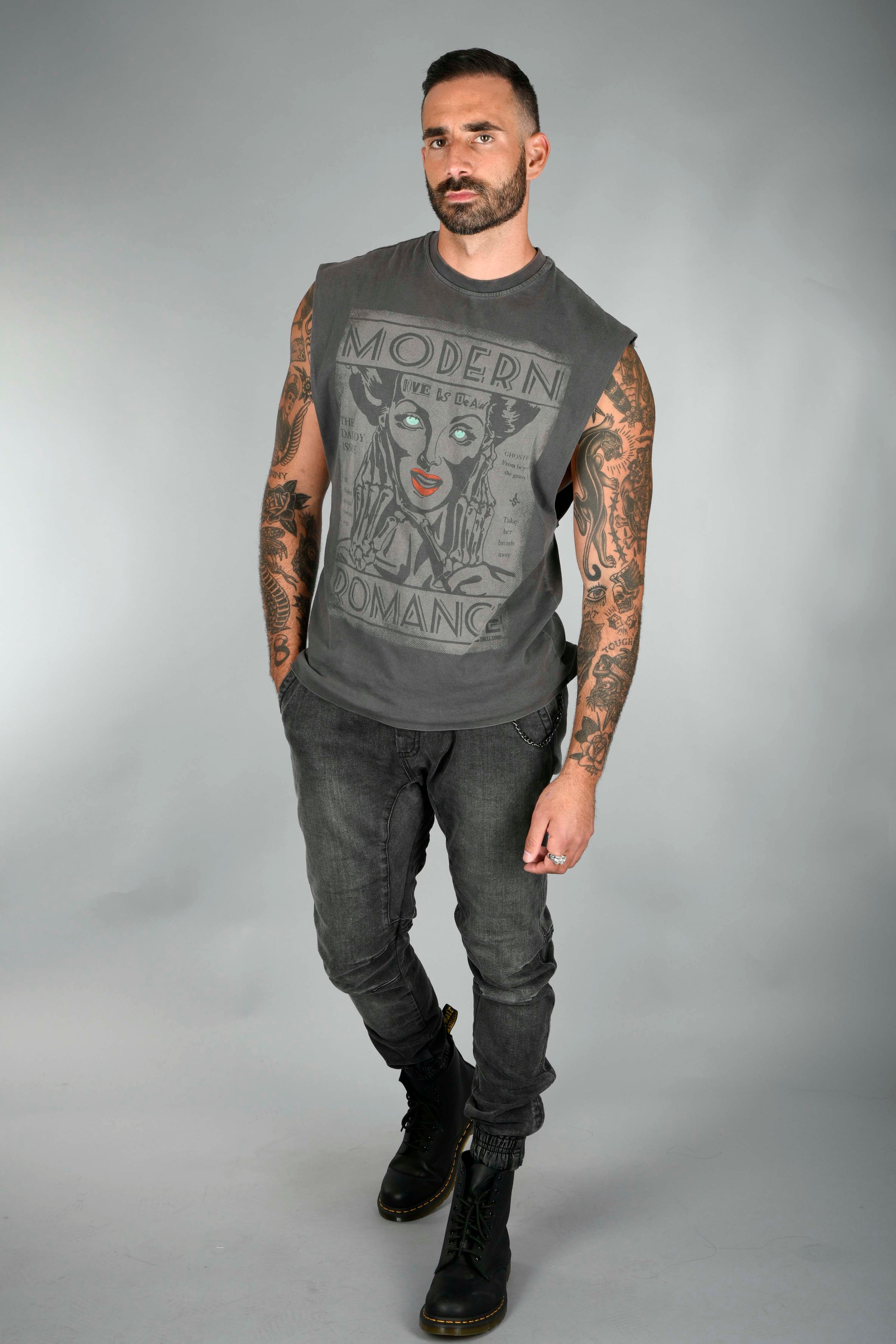 Shell Corp Modern Romance Cut-Off - Coal