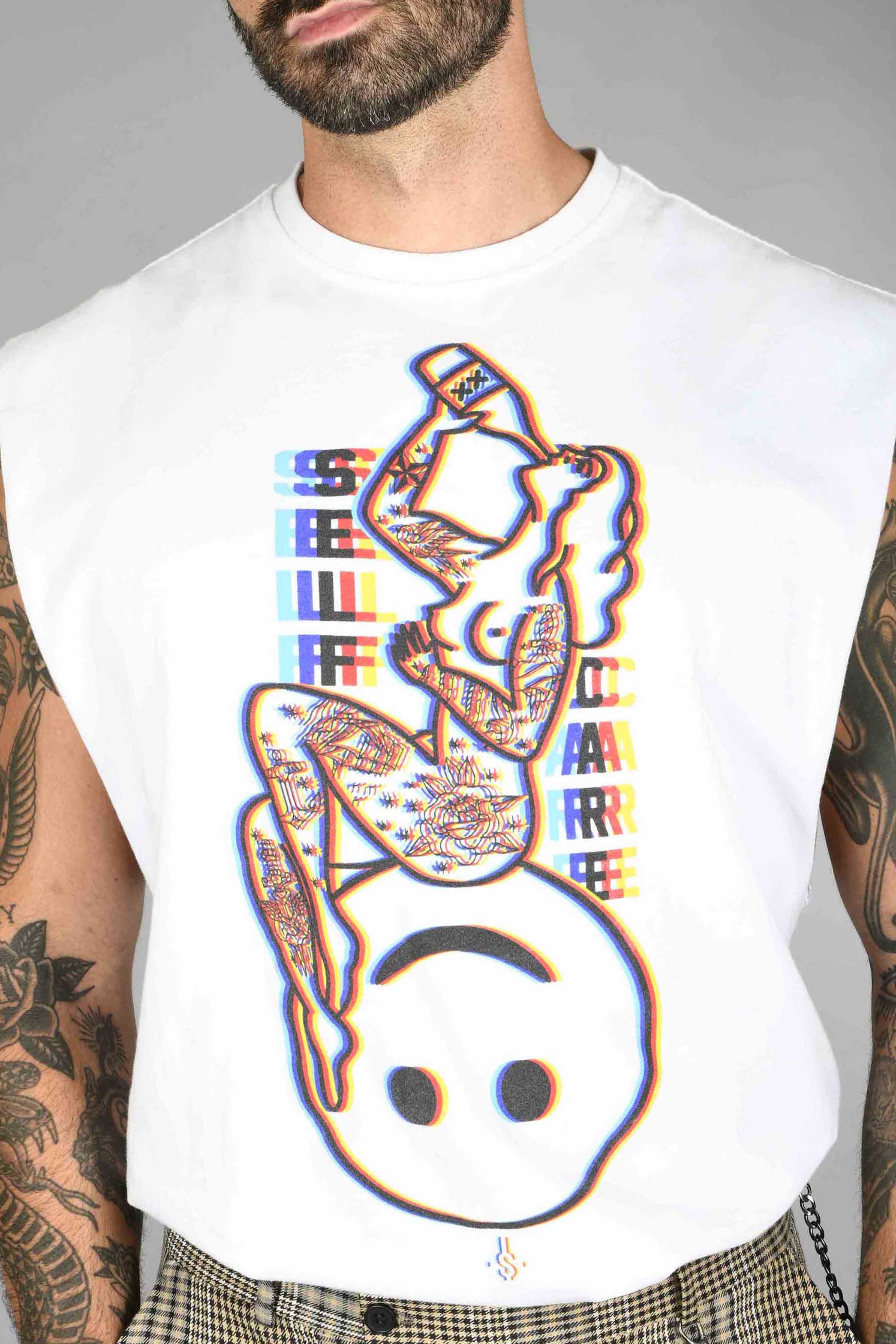 Shell Corp Self Care Cut-Off - White