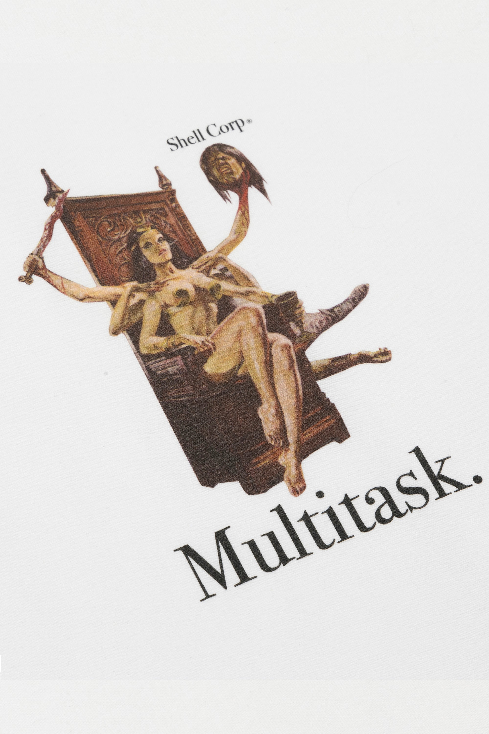 Shell Corp Multitask Cut-Off - White