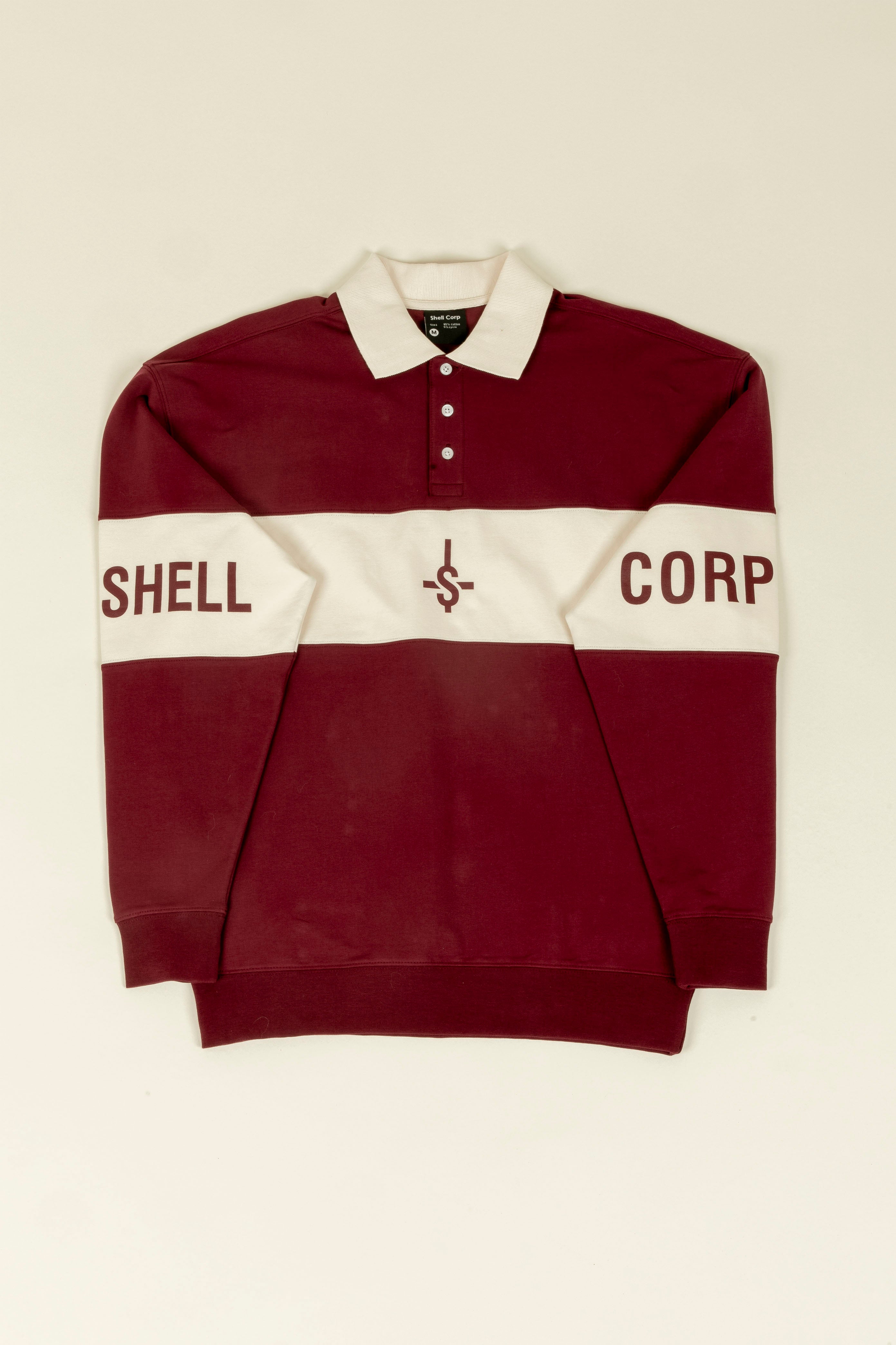Shell Corp Benefactor Polo Shirt - Brick